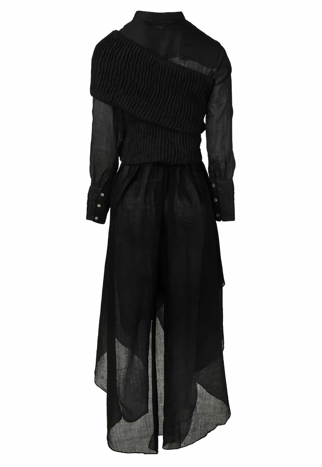 FURROWS SHIRT DRESS TOP - miniatura 6