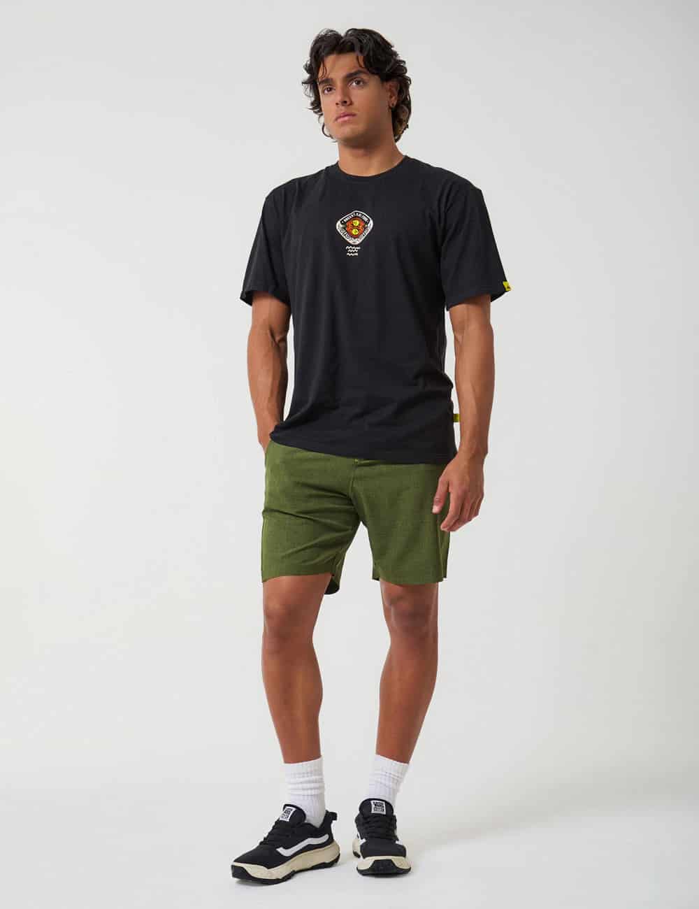 Camiseta Oversize Ancestral Frog negro Hombre - miniatura 2