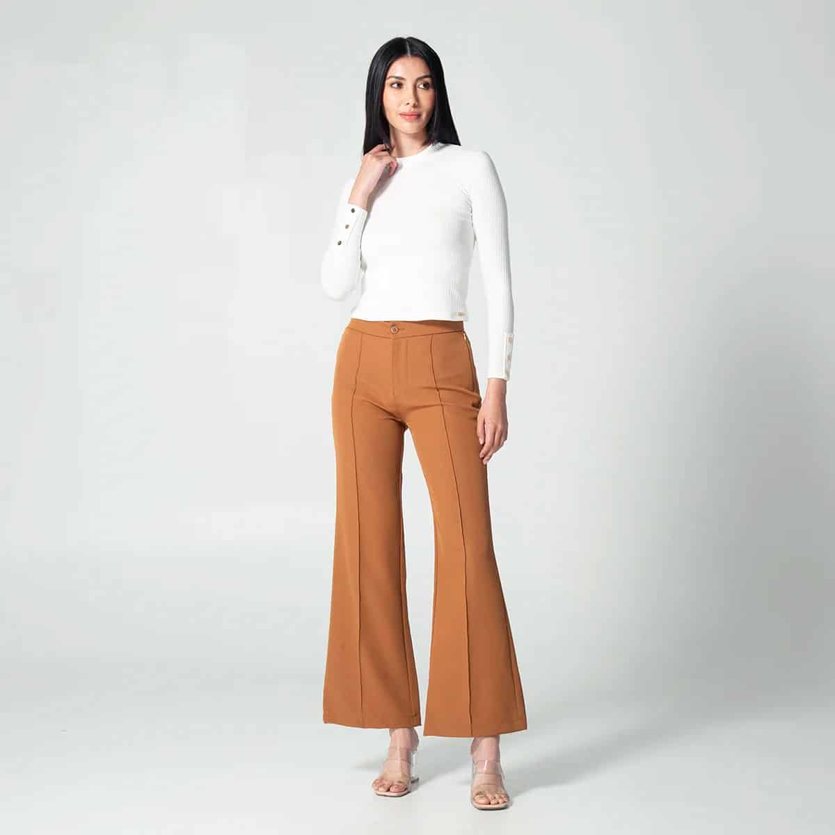 Blusa Cuello Alto Slim Amanda - miniatura 2