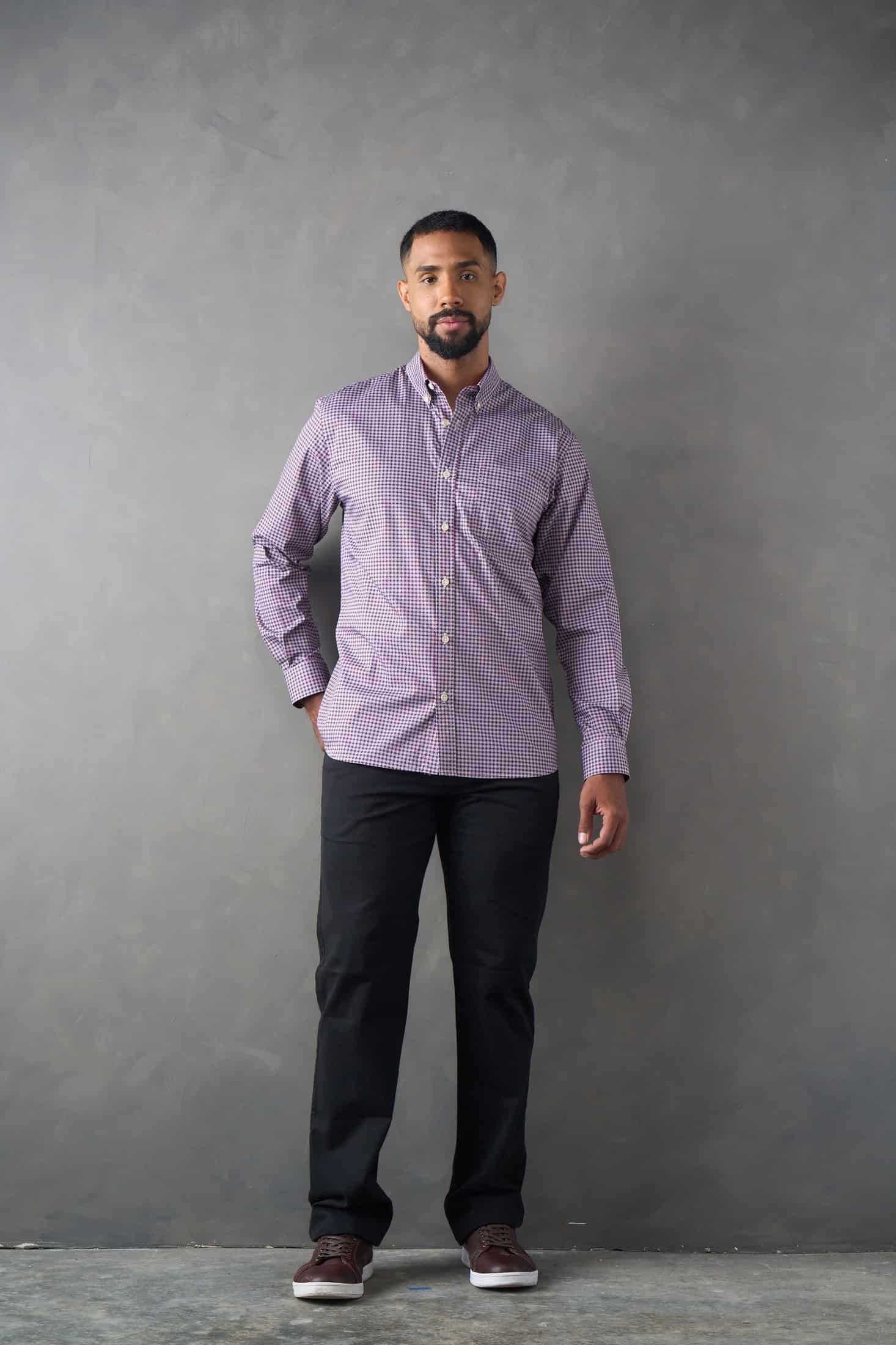 Camisa manga larga regular fit - miniatura 4