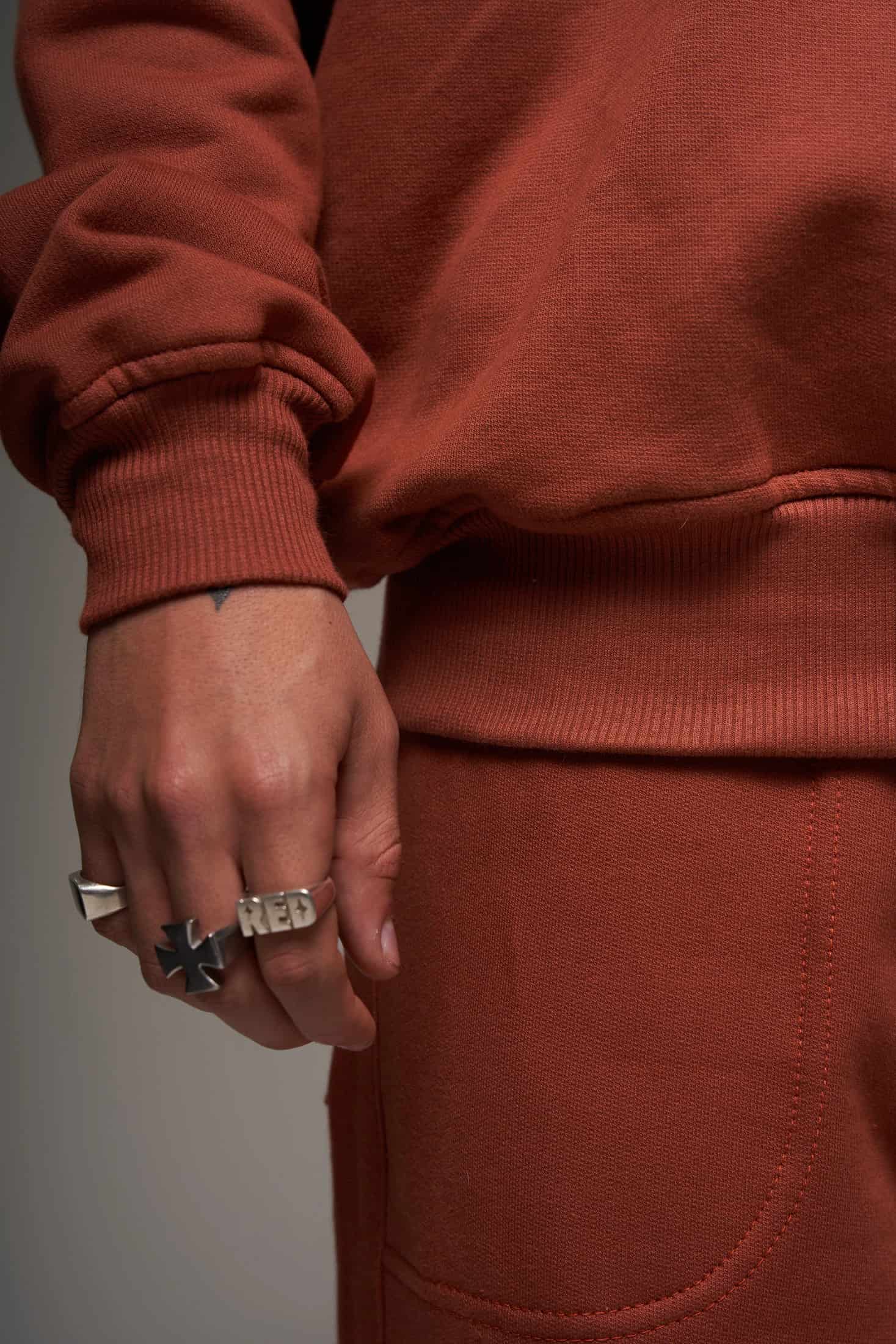 Crewneck Terracota 400 gramos 100 % Algodón - miniatura 5
