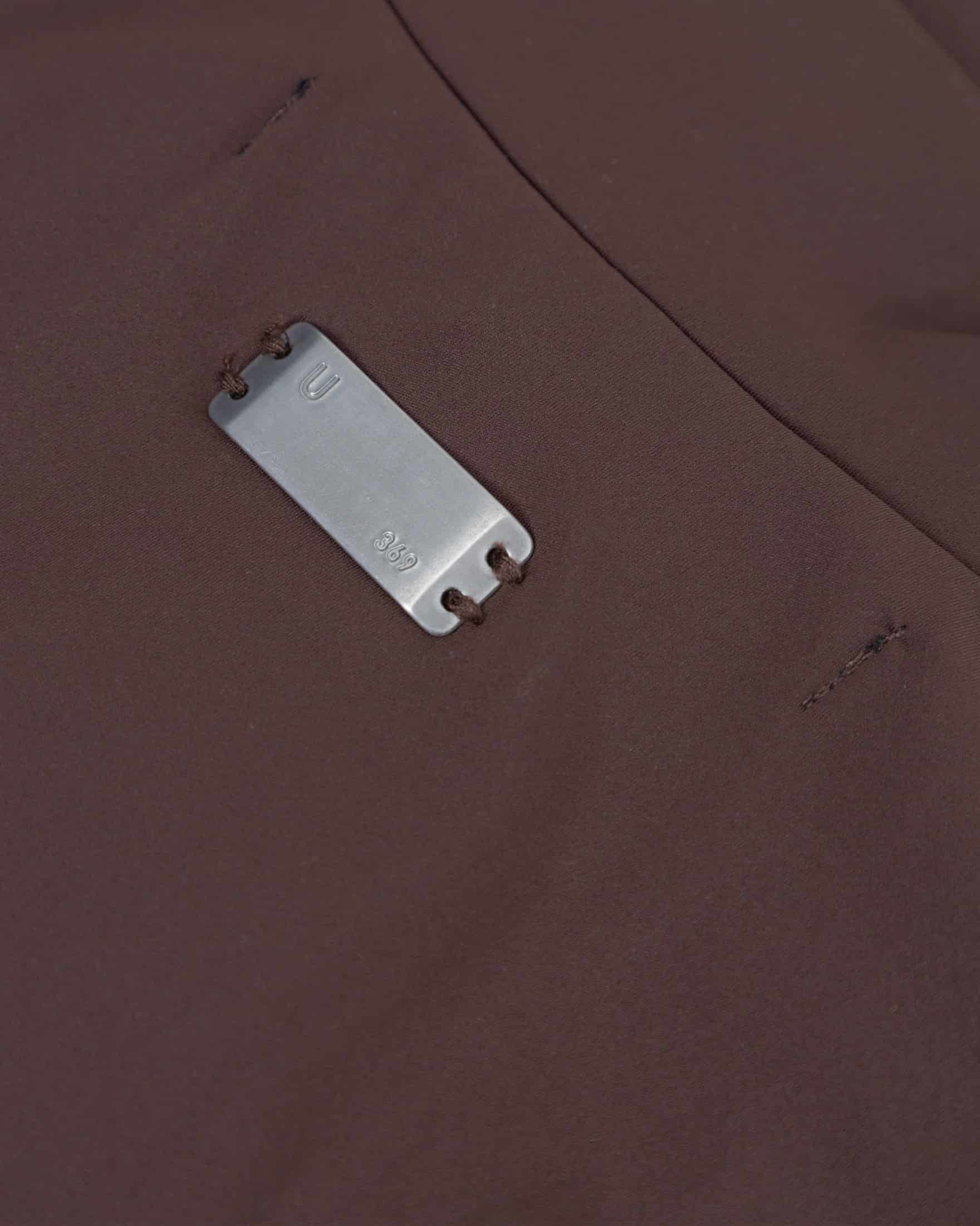 W Basics Ultra Slim Fit Tall Neck Long Sleeve Brown - miniatura 3