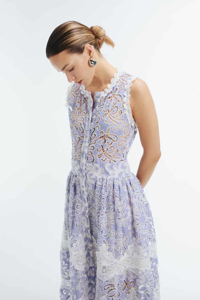 GAIA MAXI DRESS BLUE - miniatura 3
