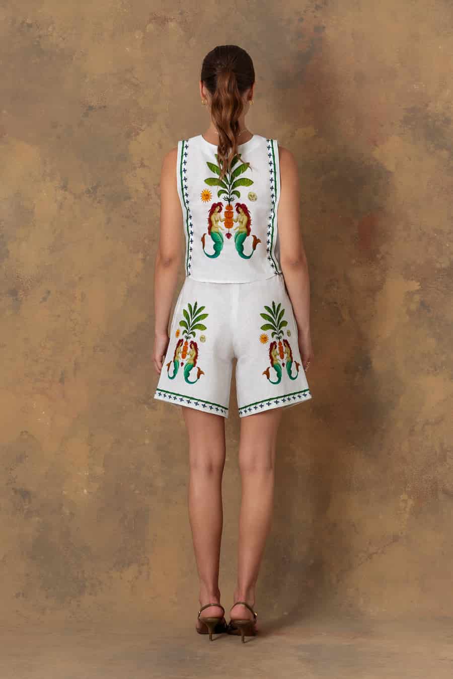 Women's bermuda amanzi white - miniatura 2