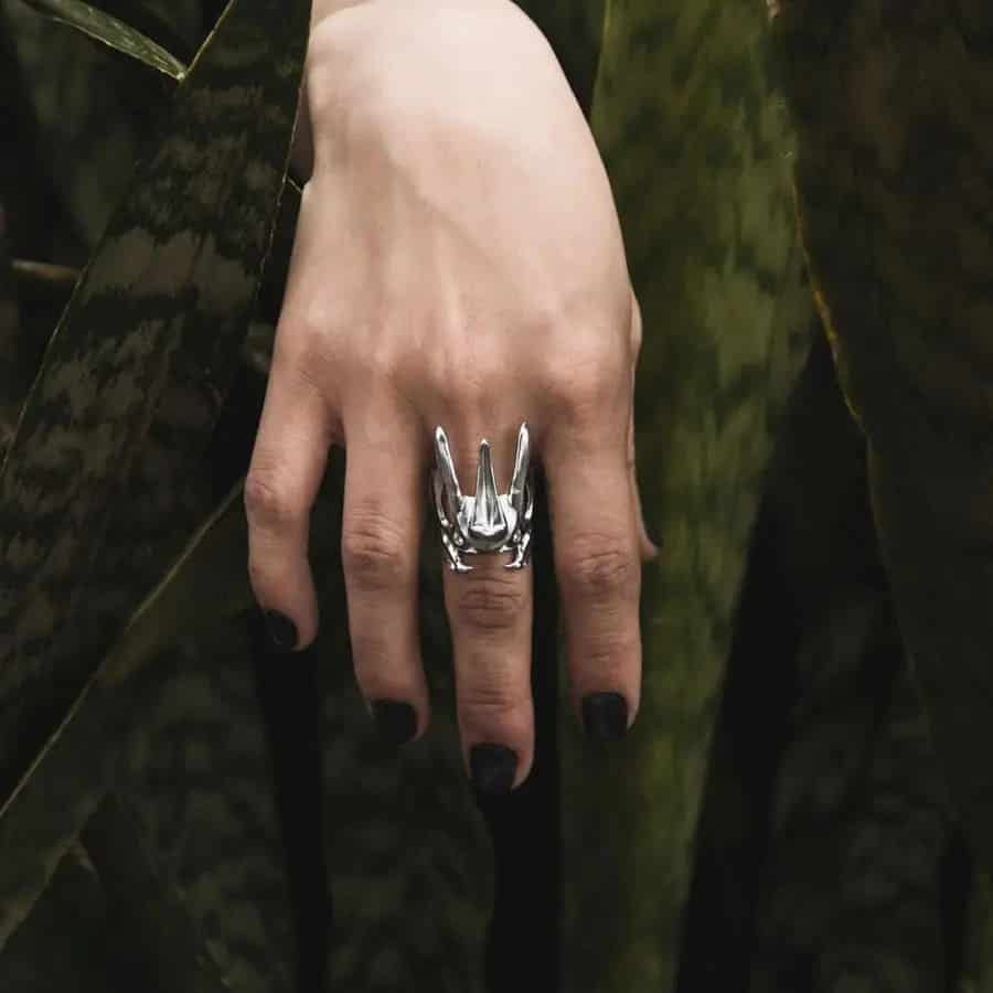 Anillo Murciélago Nariz de Espada - miniatura 2