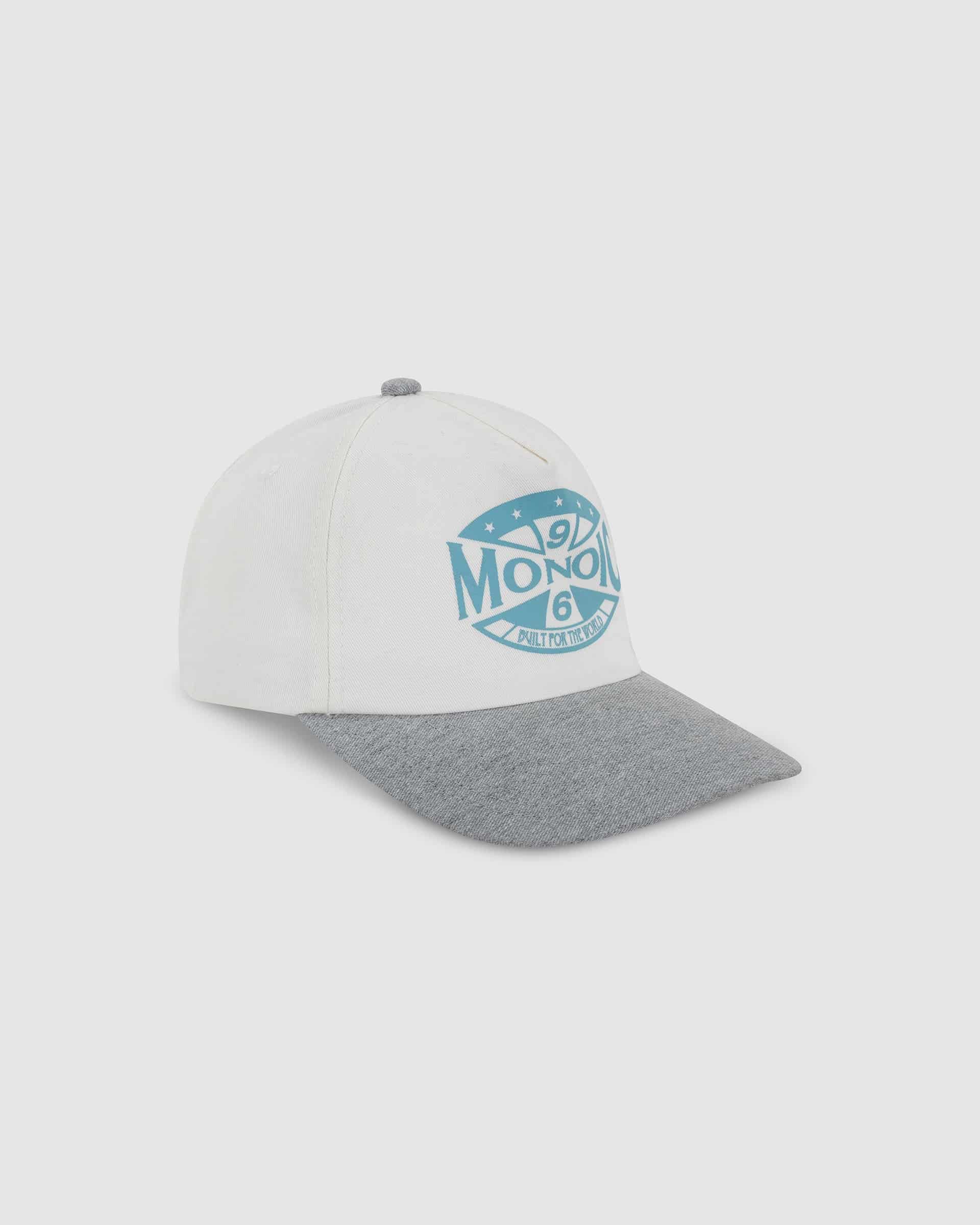 Gorra Compass - Blanco Hueso y Azul Claro - miniatura 1