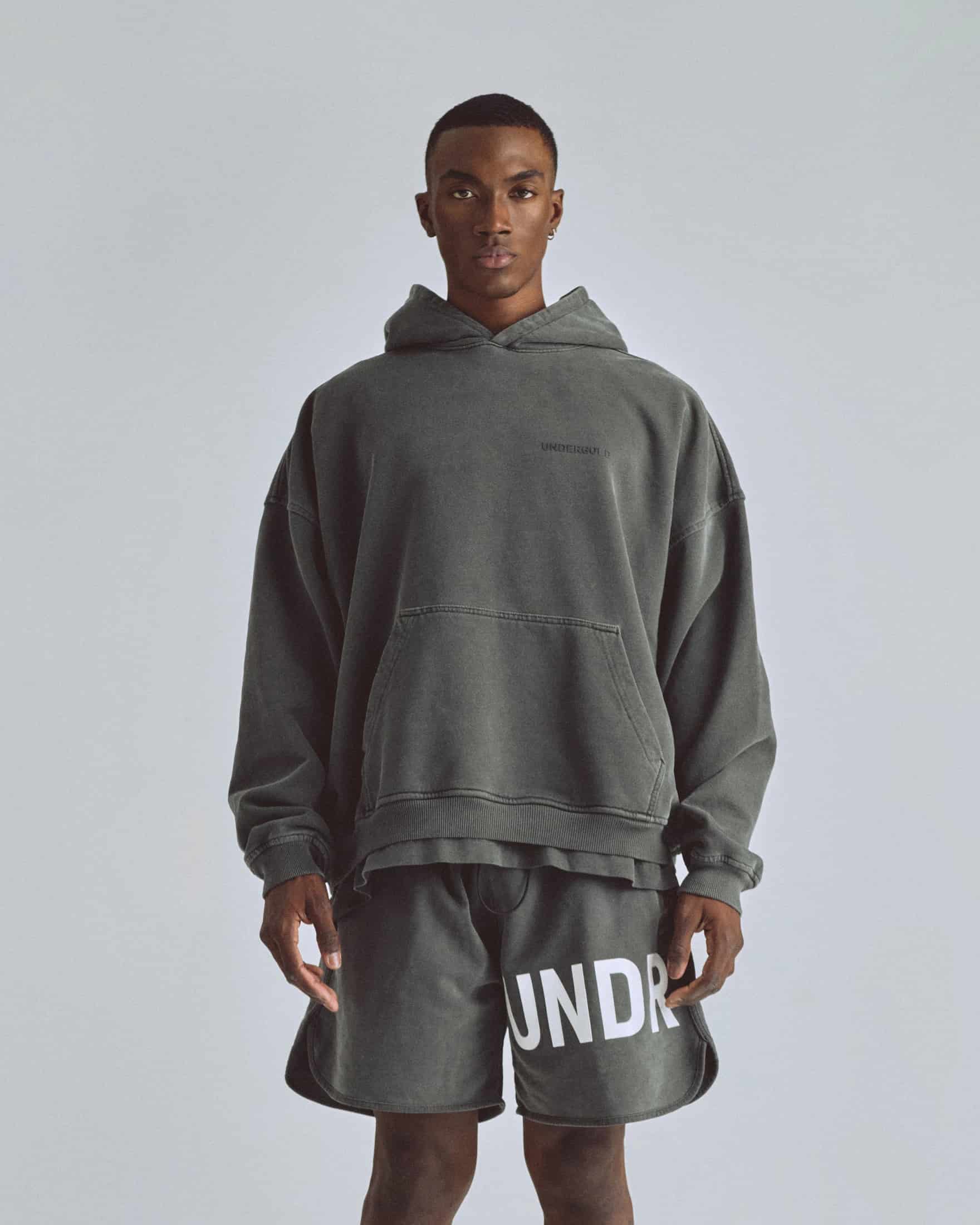 Line Logo Hoodie Vintage Gray - miniatura 2