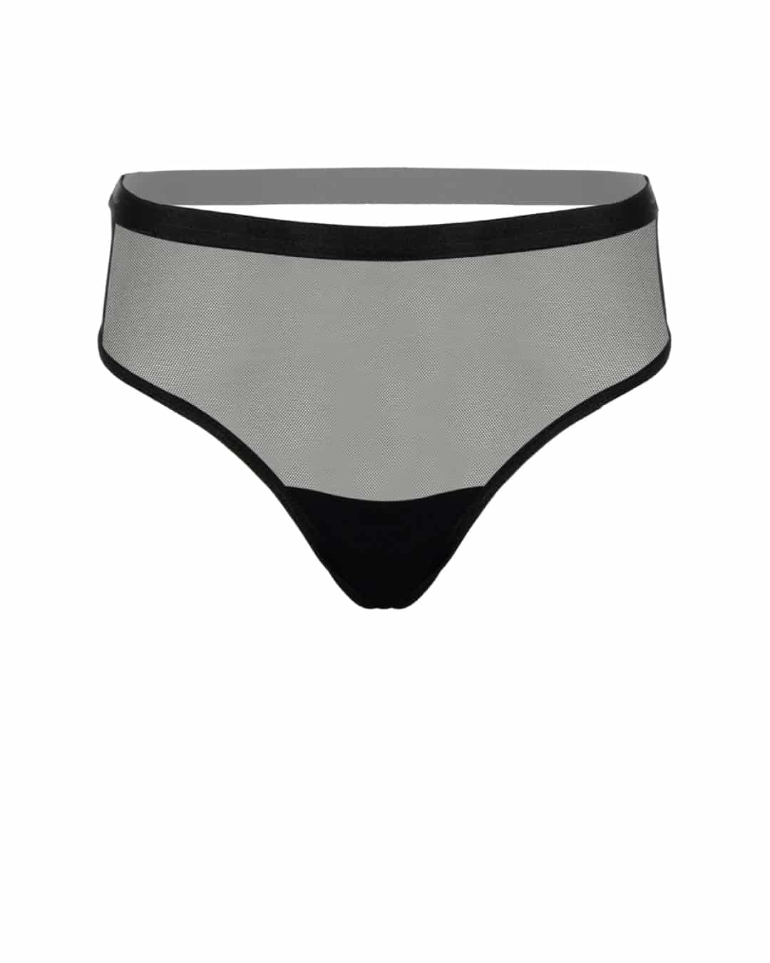 Panty alto con ligueros - SO SEXY NEGRO Tallas: S-L-XL - miniatura 3