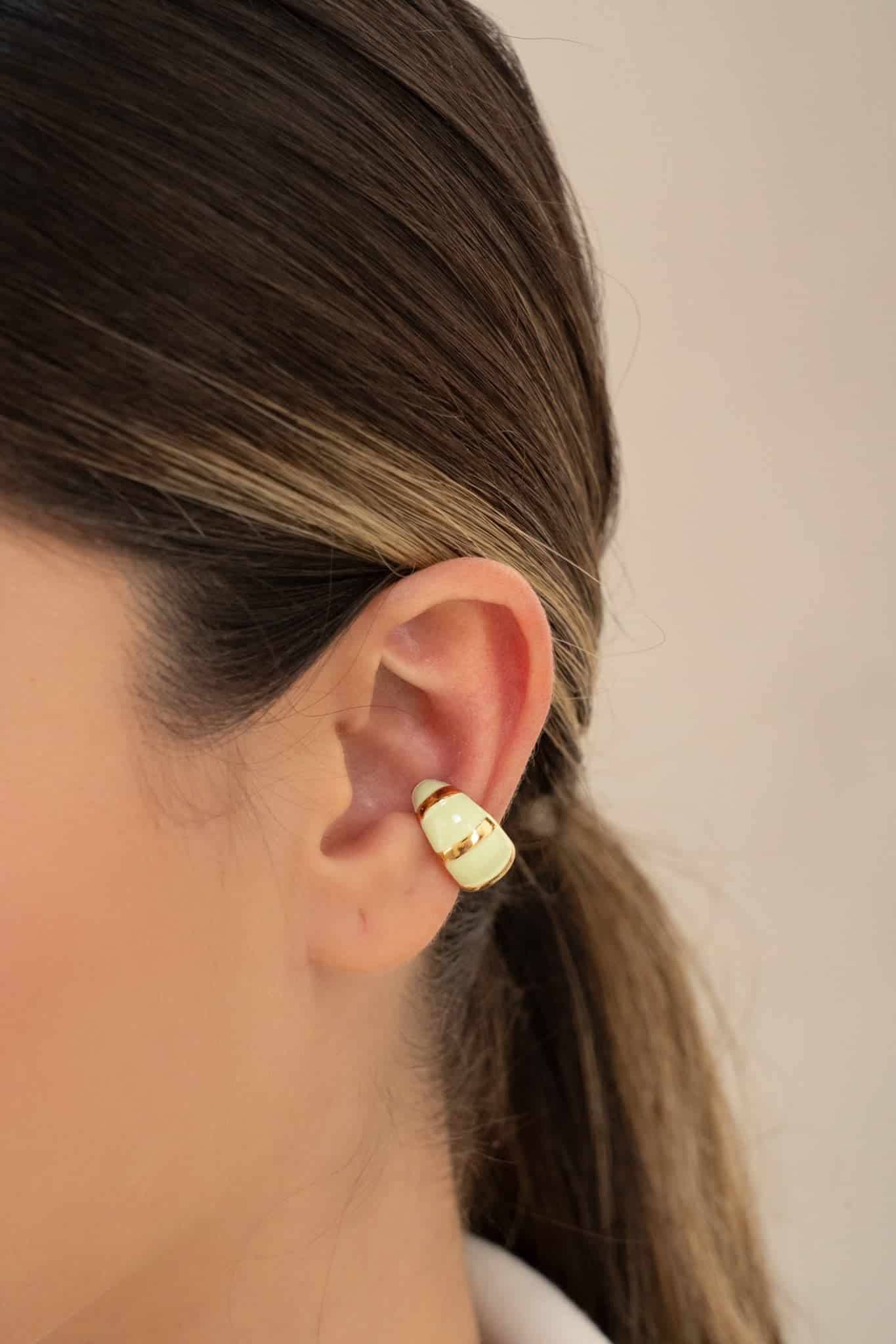 Earcuff Rayas Gold - miniatura 2