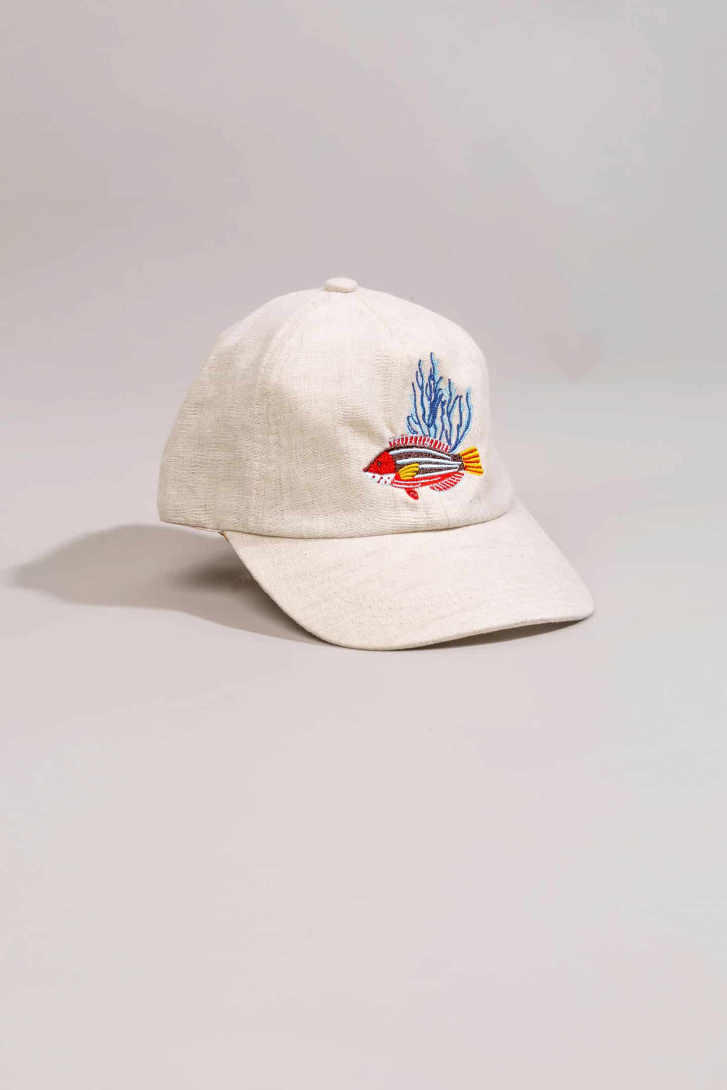 Men's linen cap nemo embroidered - miniatura 1