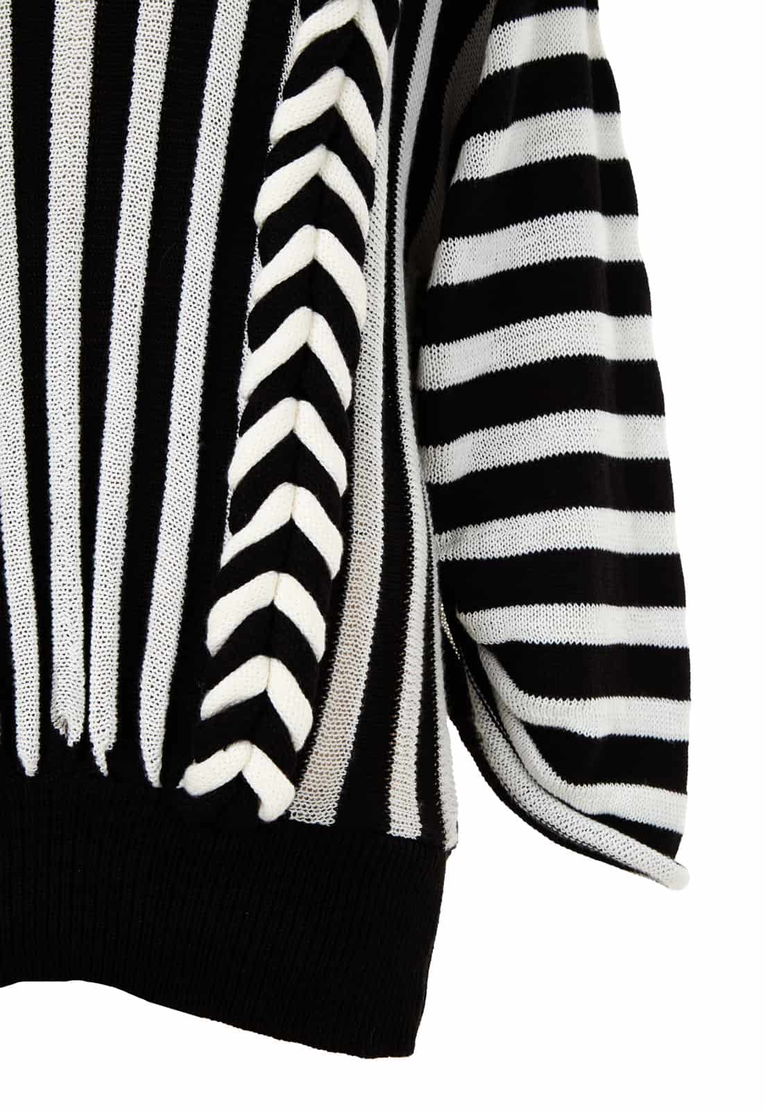 BRAIDED PLEATED SWEATER - miniatura 4