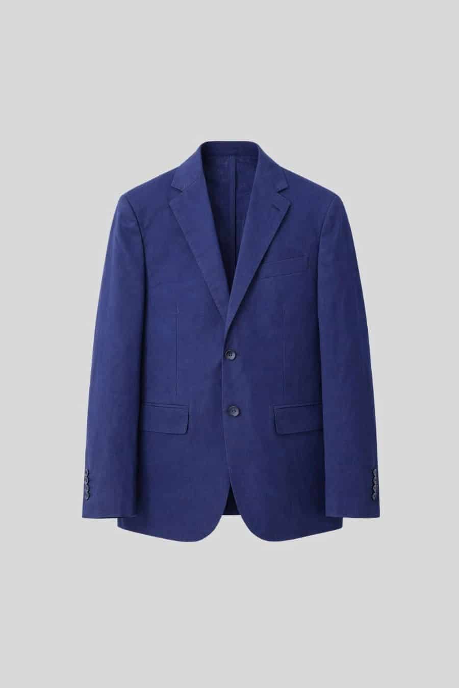 Men's mixed fabric navy vittorio set - miniatura 4