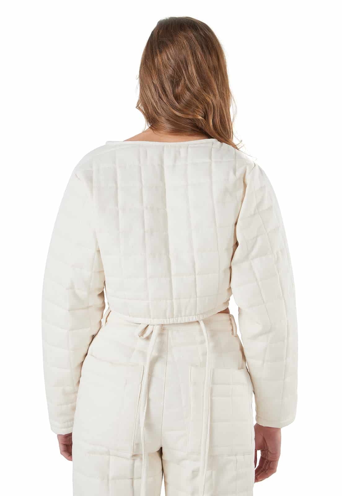 Claude Puffy Shirt Cream - miniatura 10