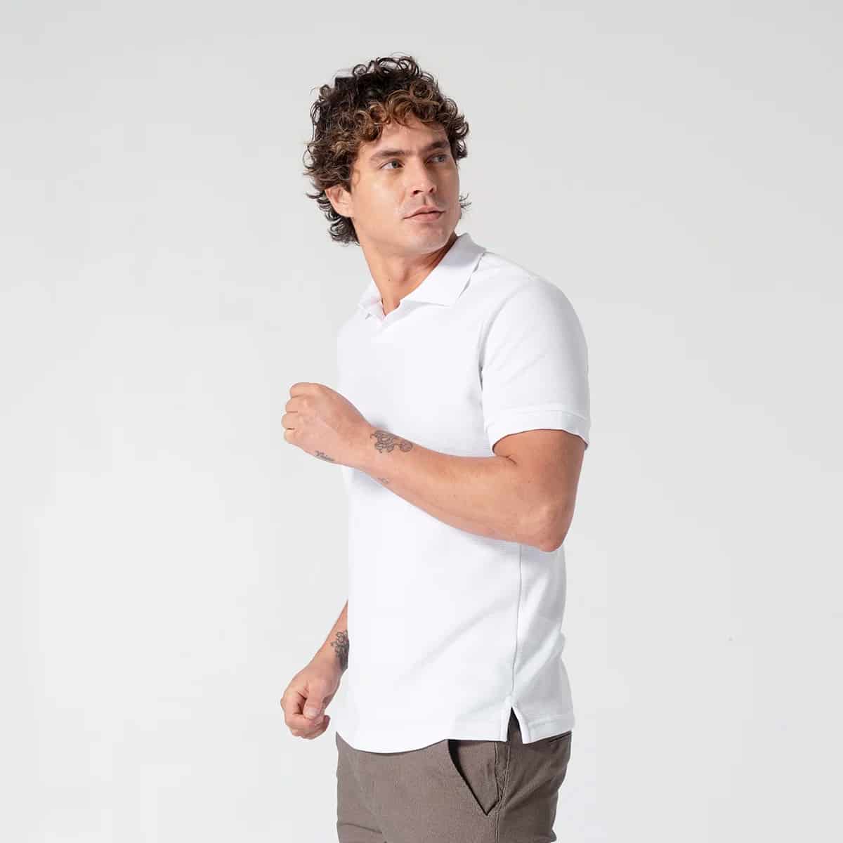 Camiseta Polo Slim Sombra - miniatura 4