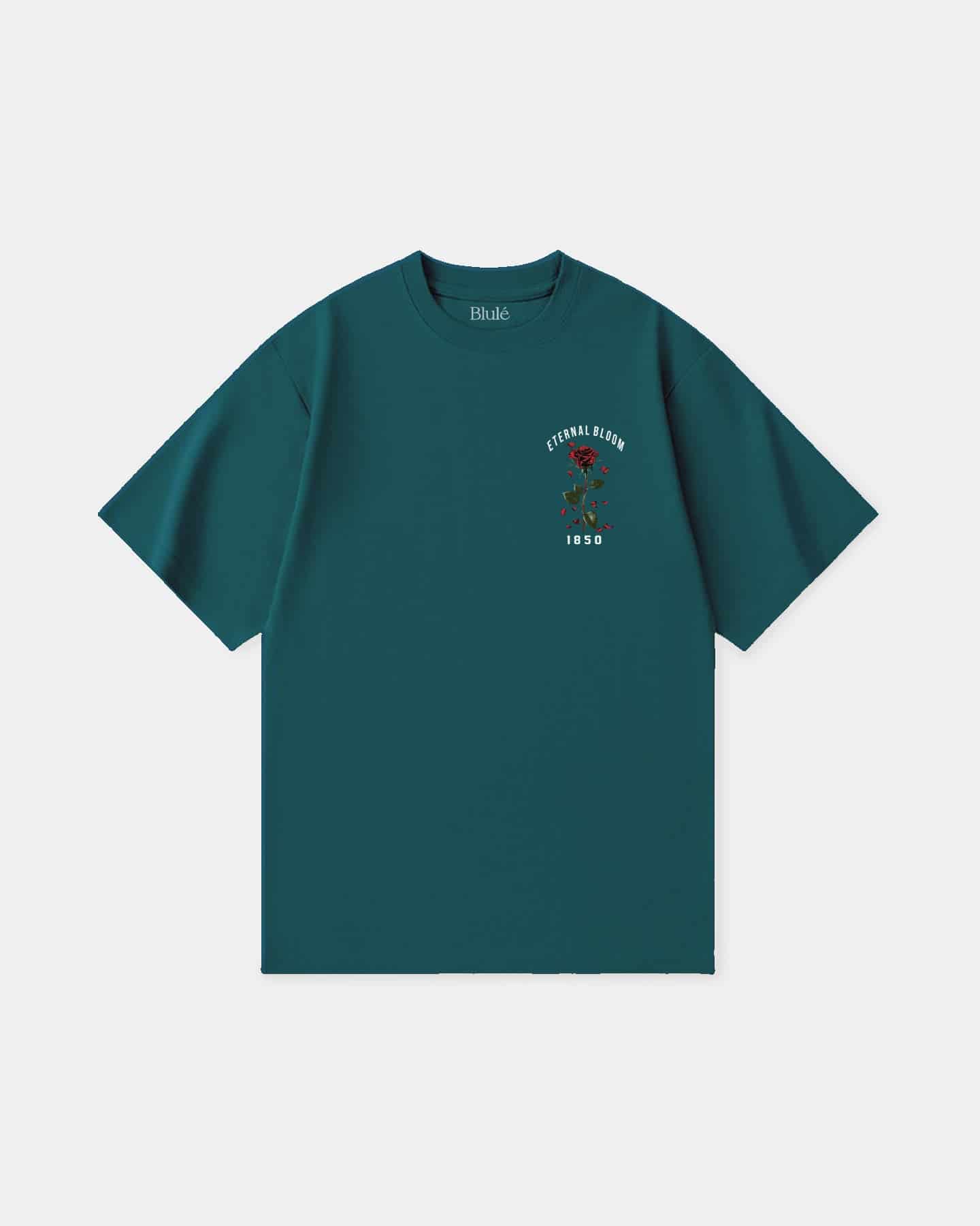 Oversized T Shirt Eternal Bloom Dark Green - miniatura 2