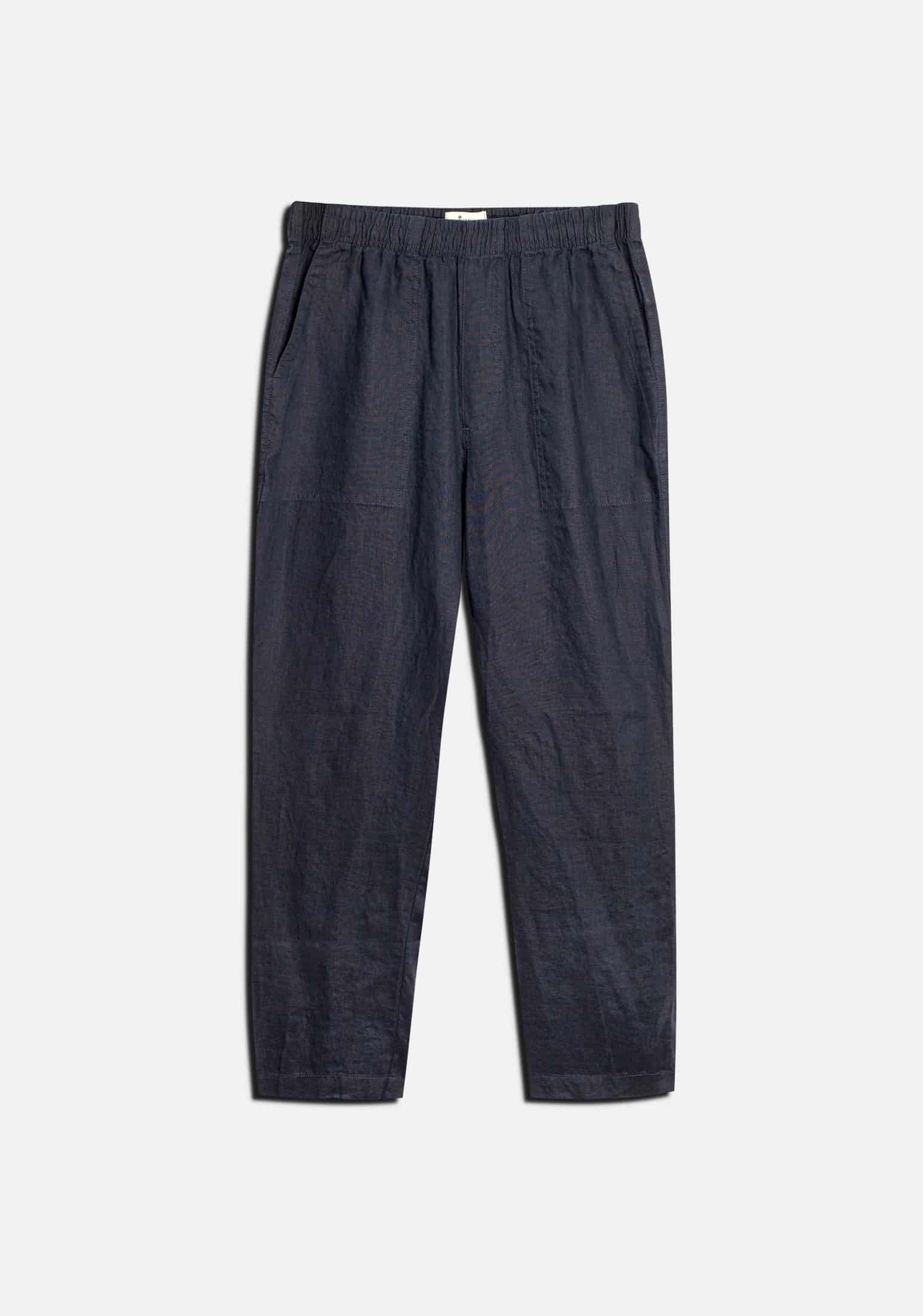 Pantalón H Hopkins Jogger Lino Azul Navy - miniatura 1