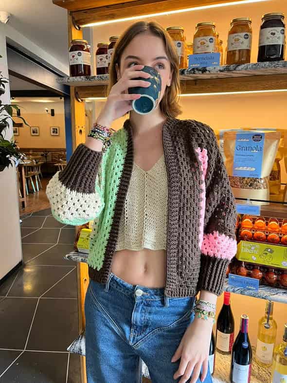 Mosaico Vital - Crocheted Cardigan (pre-order) - miniatura 4