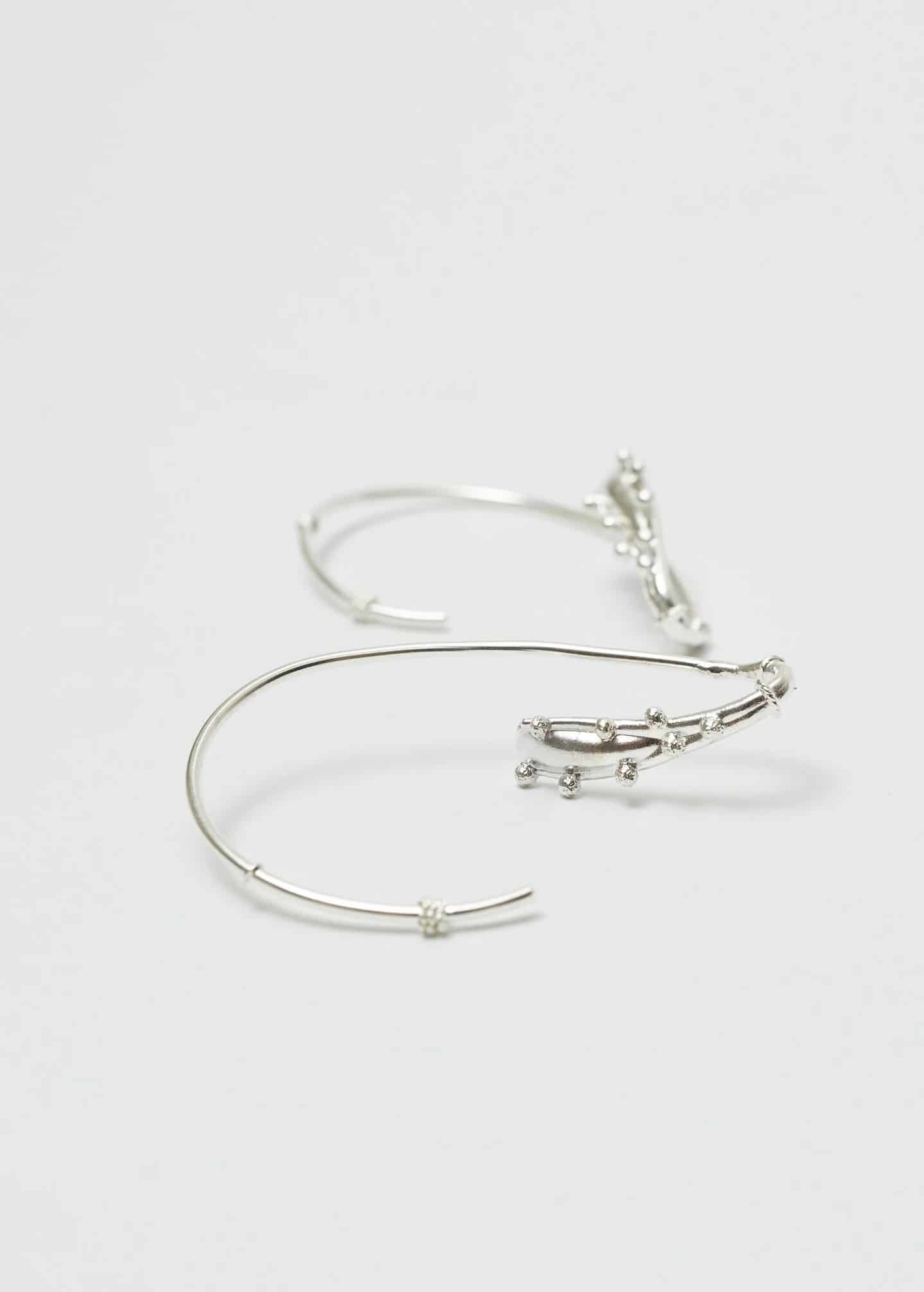 Earcuff Estambre Plata - miniatura 4