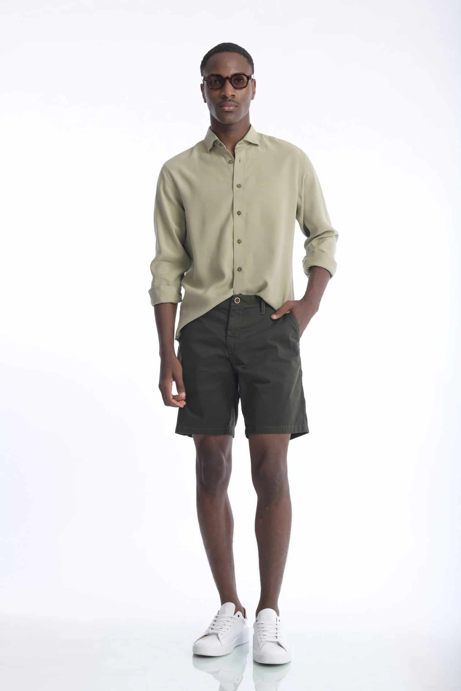 Camisa Cefiro Oliva - miniatura 9