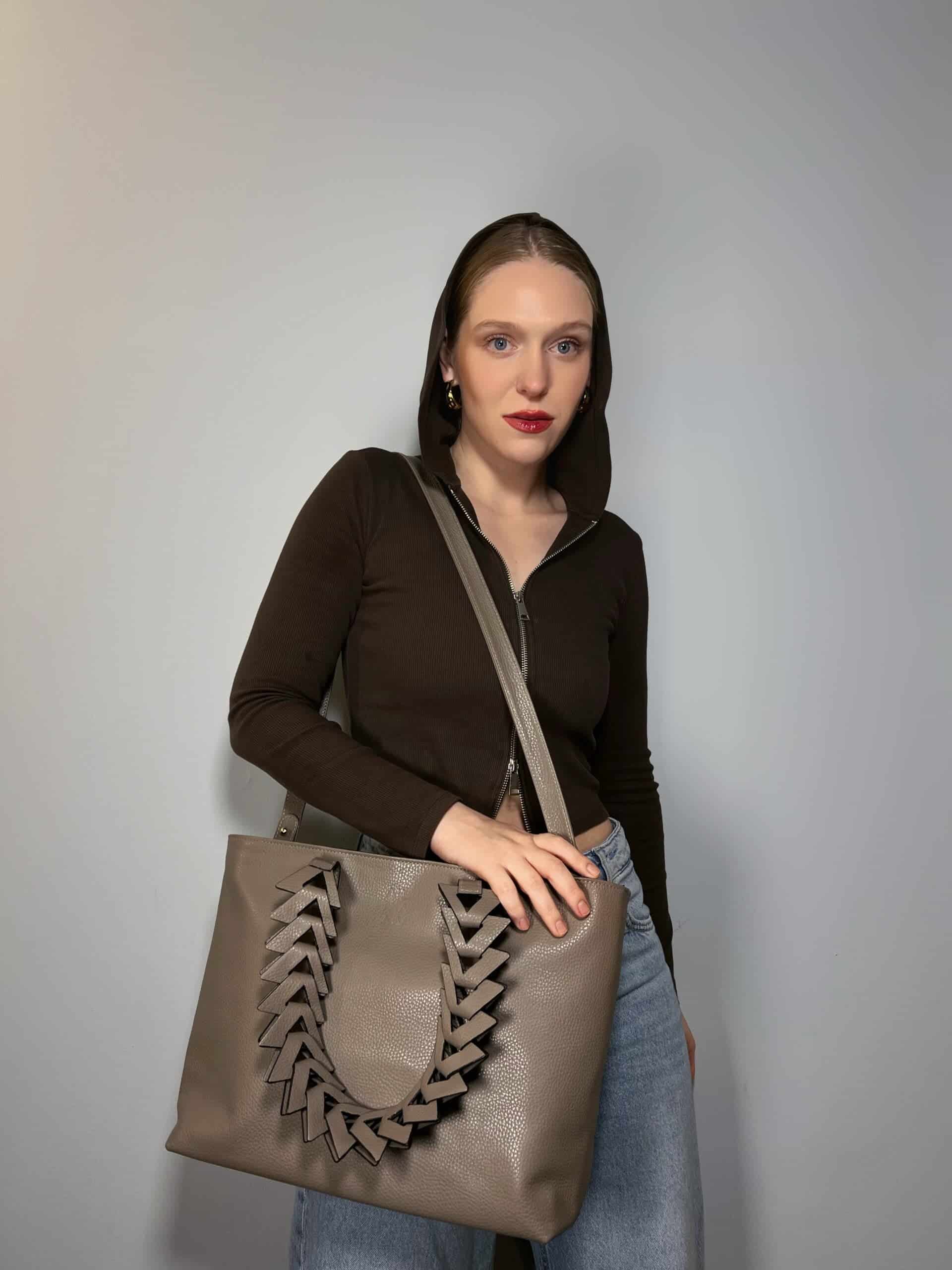 Caro Laptop Tote taupé 14" - miniatura 4