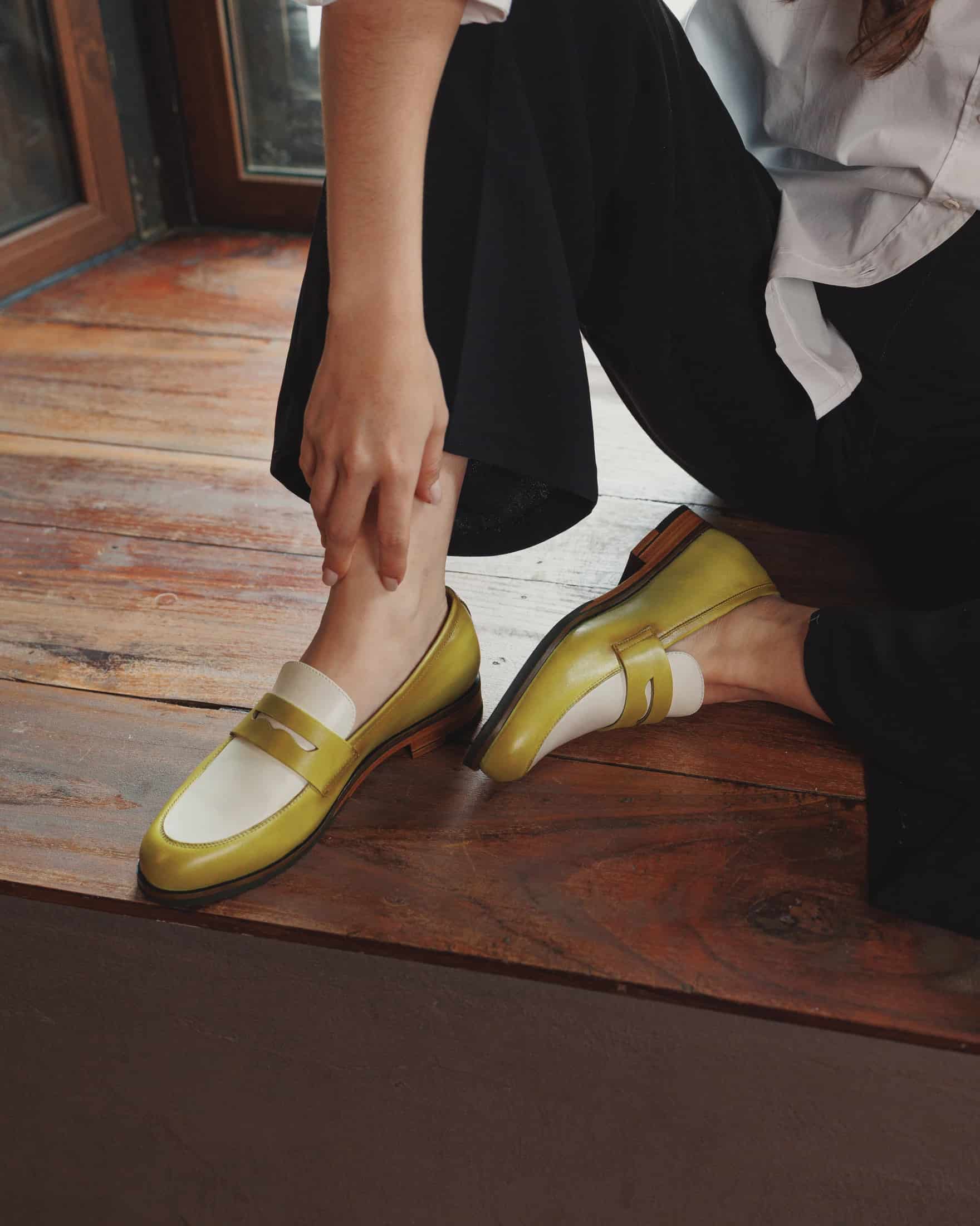 Mocasín Alessa Lima-Blanco Suela Clásica - miniatura 6