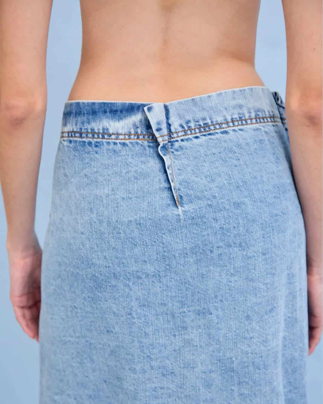 Falda CANELÓN AZUL FROSTED - miniatura 8
