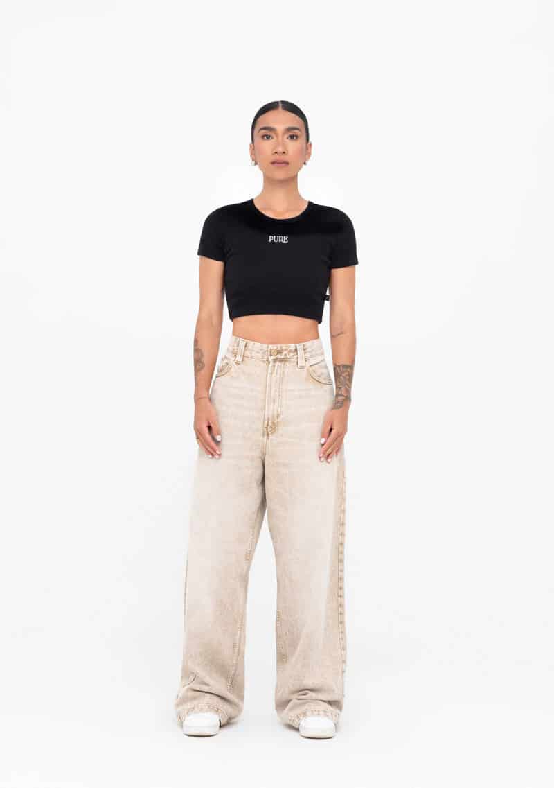 Áurea black crop top - miniatura 3