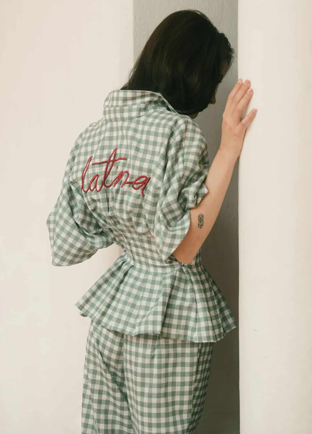 Camisera Gaviota Cuadros Verde - miniatura 3