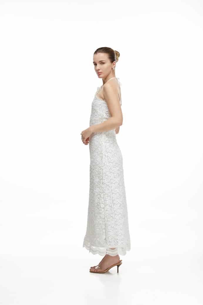 BESO DE LUNA MAXI DRESS WHITE - miniatura 3