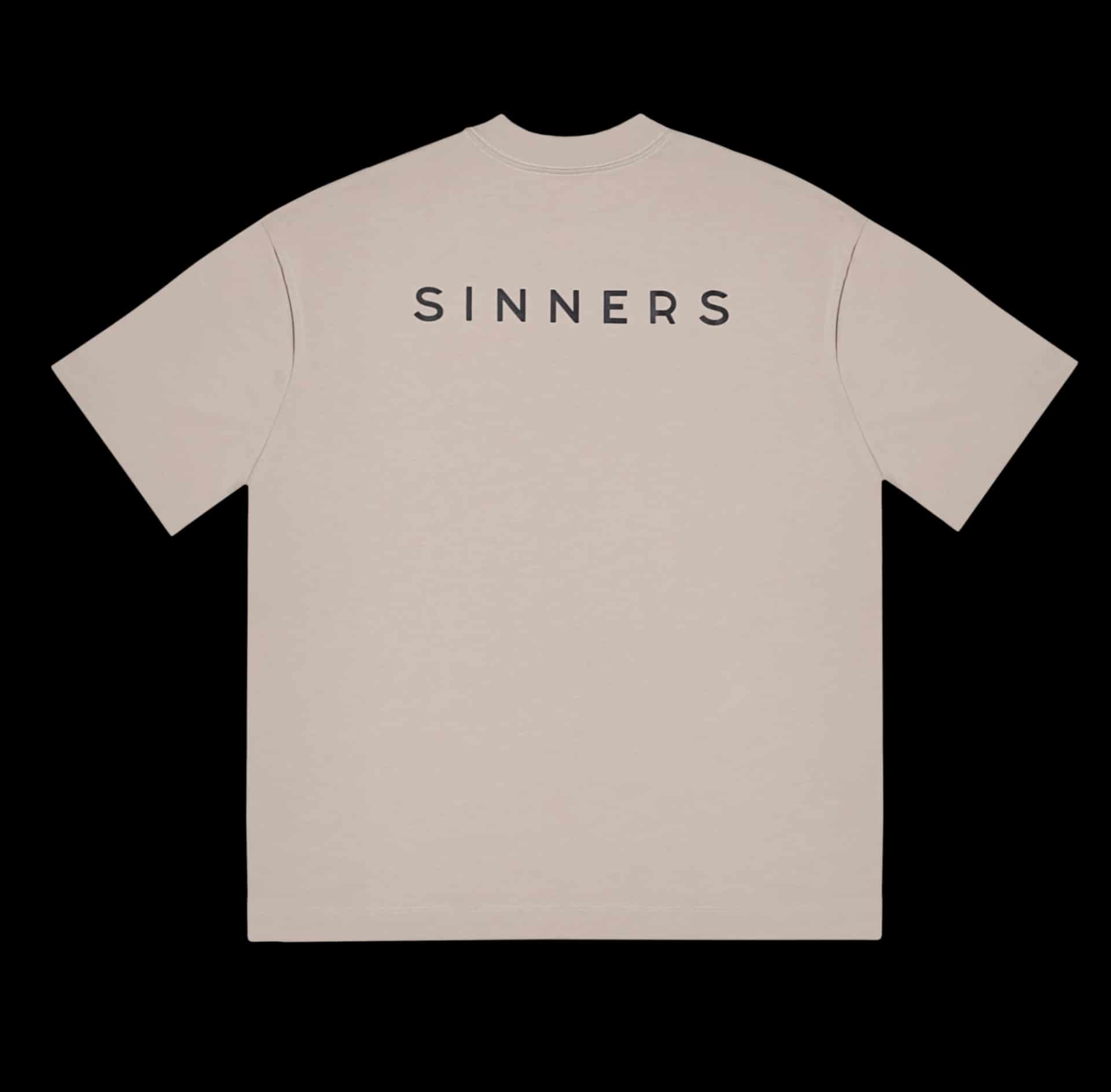 SINNERS LOGO BUTTER T-SHIRT - miniatura 3