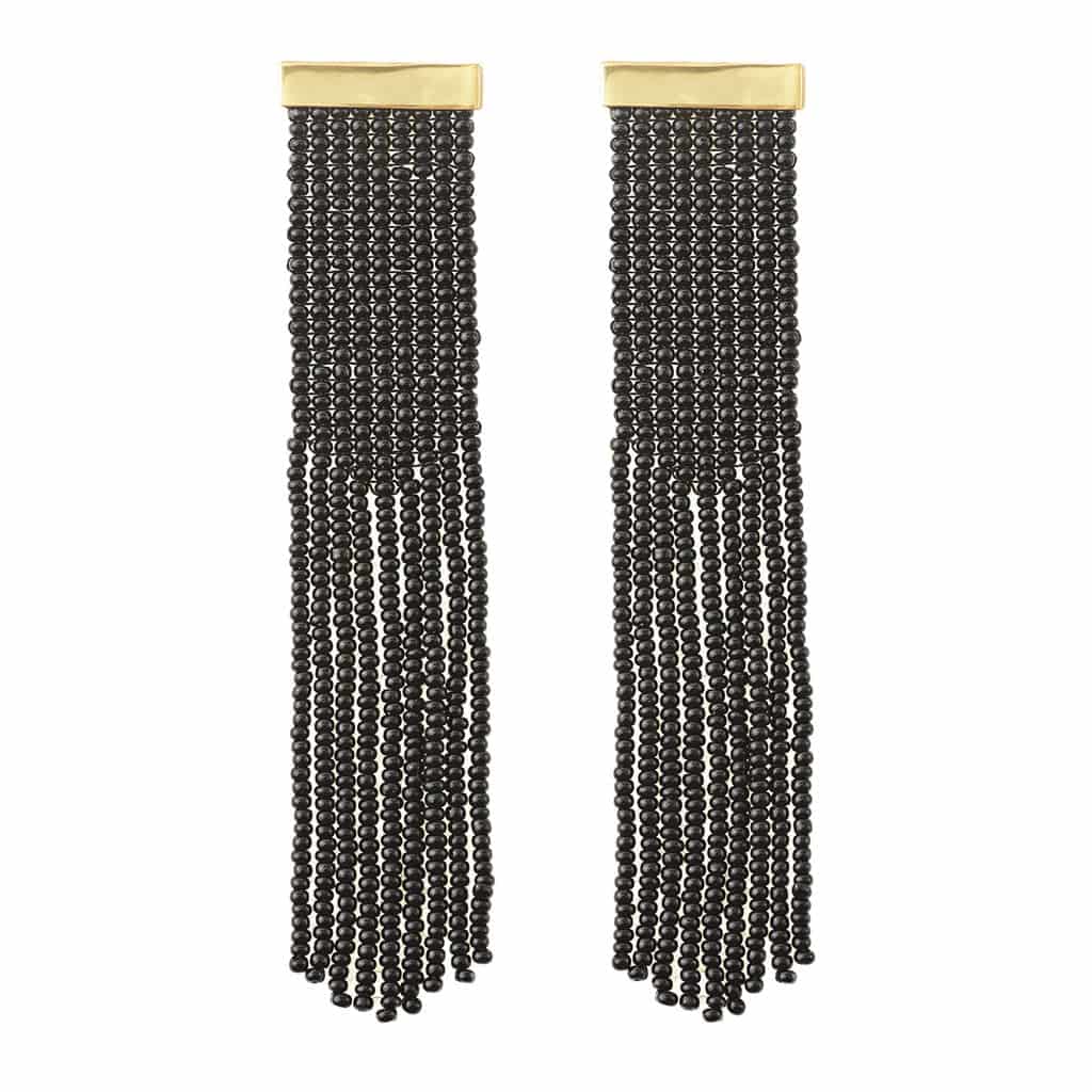 Nubia Earrings Black - miniatura 1