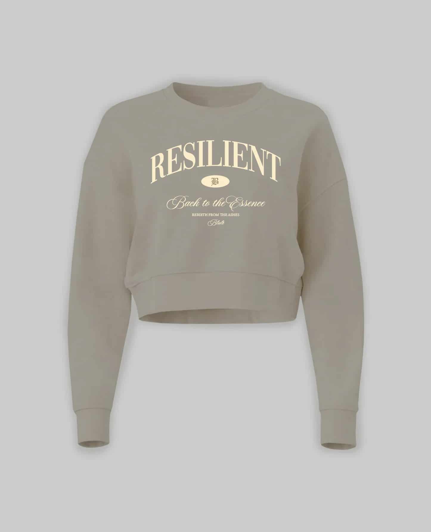 Back to the essence Crewneck Cropped Nude - miniatura 4