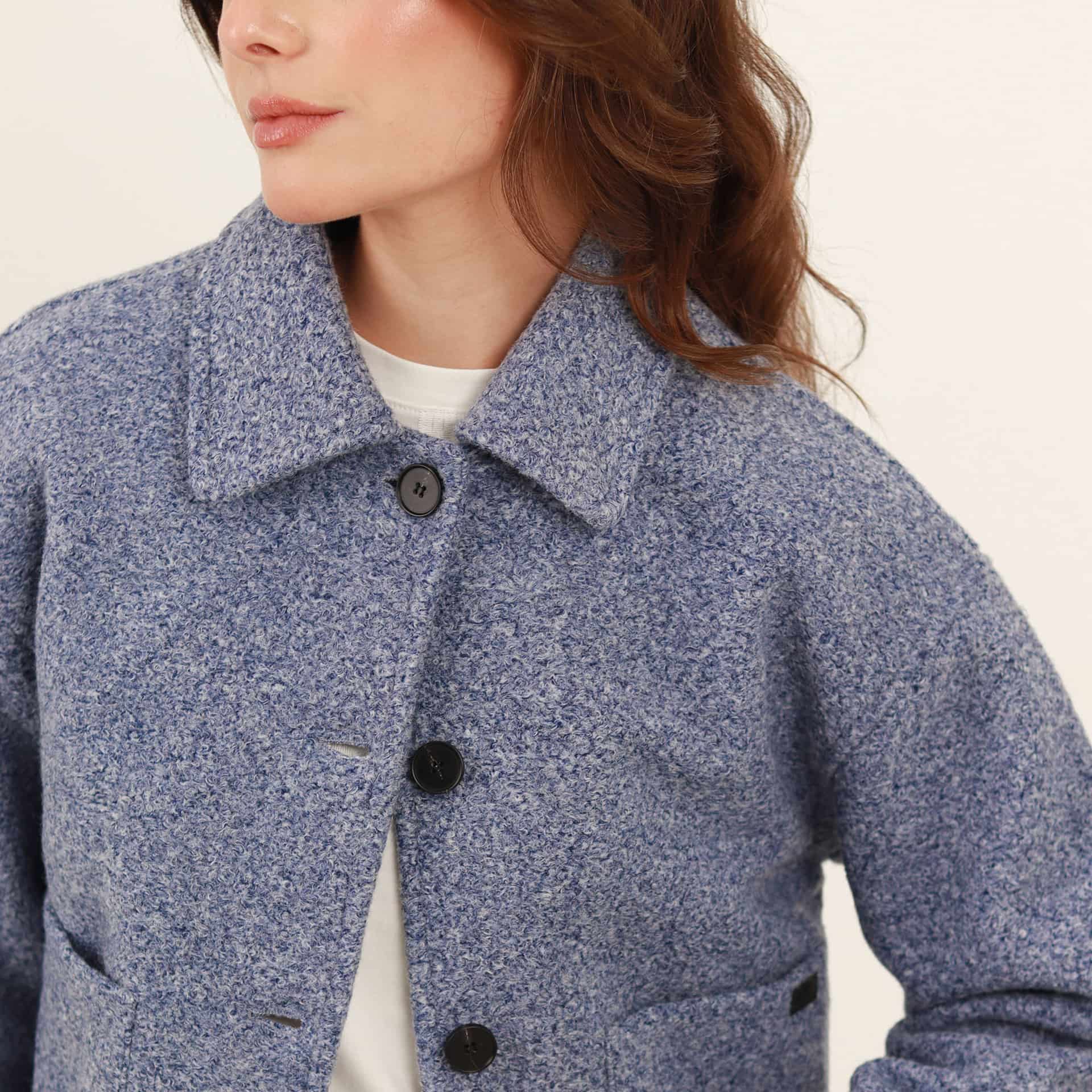 Chaqueta Cuello Solapa Manga Larga - miniatura 5