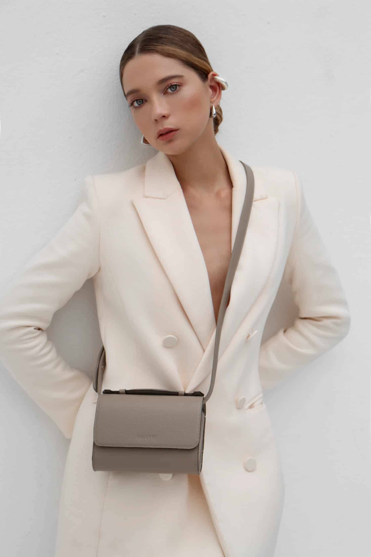 Canvas Belt bag - Taupe (3 in 1 convertible) - miniatura 2