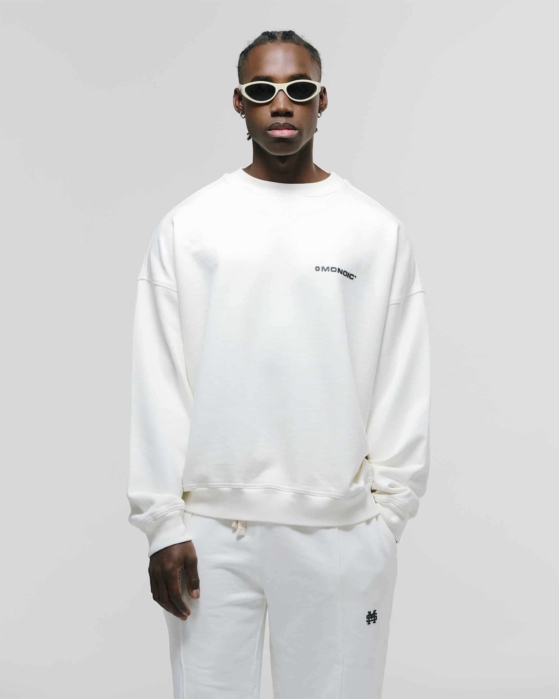 Crewneck Oversized Básico V3 - Off White - miniatura 2