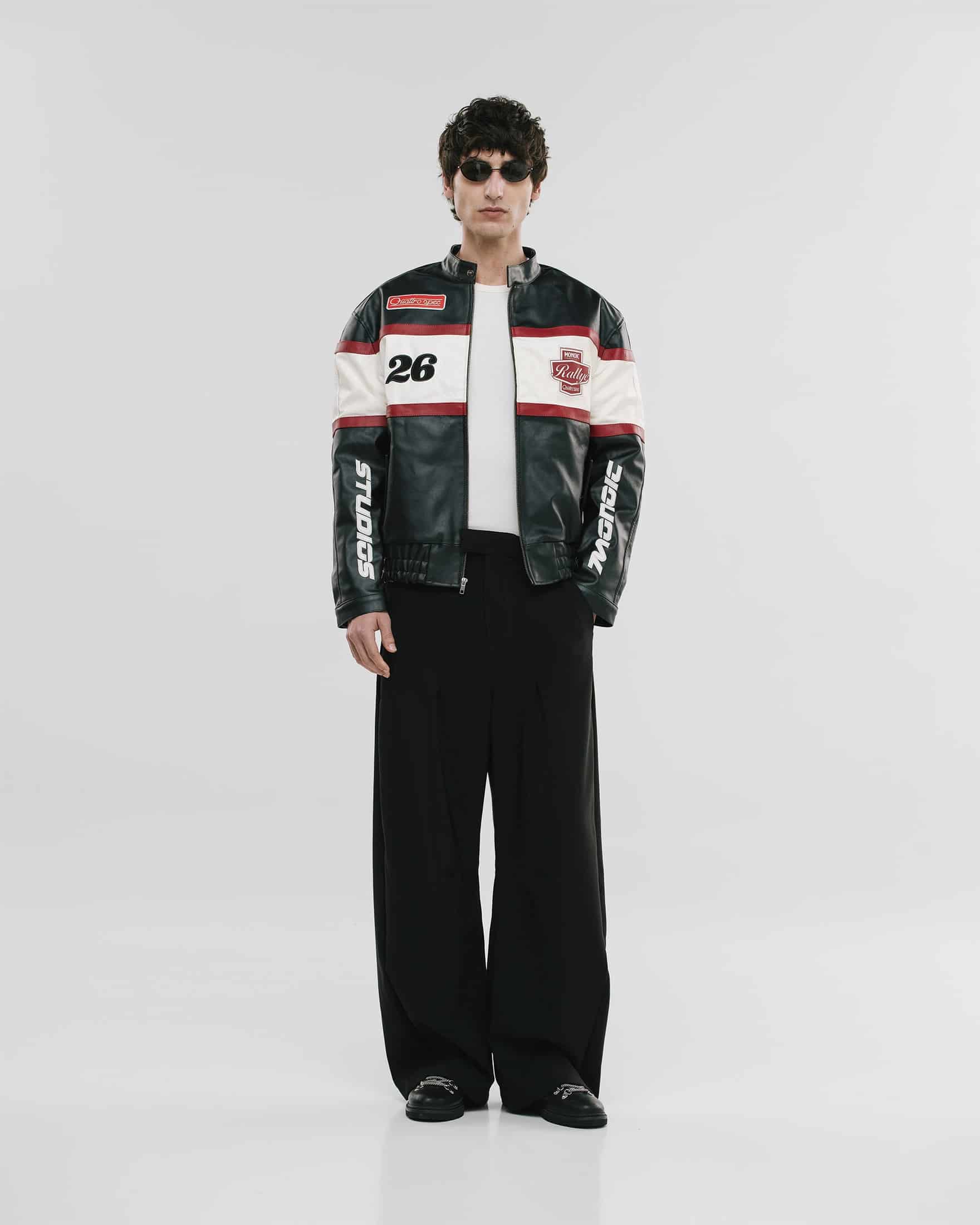 Speed Faux Leather Jacket - Negro (Exclusive) - miniatura 1