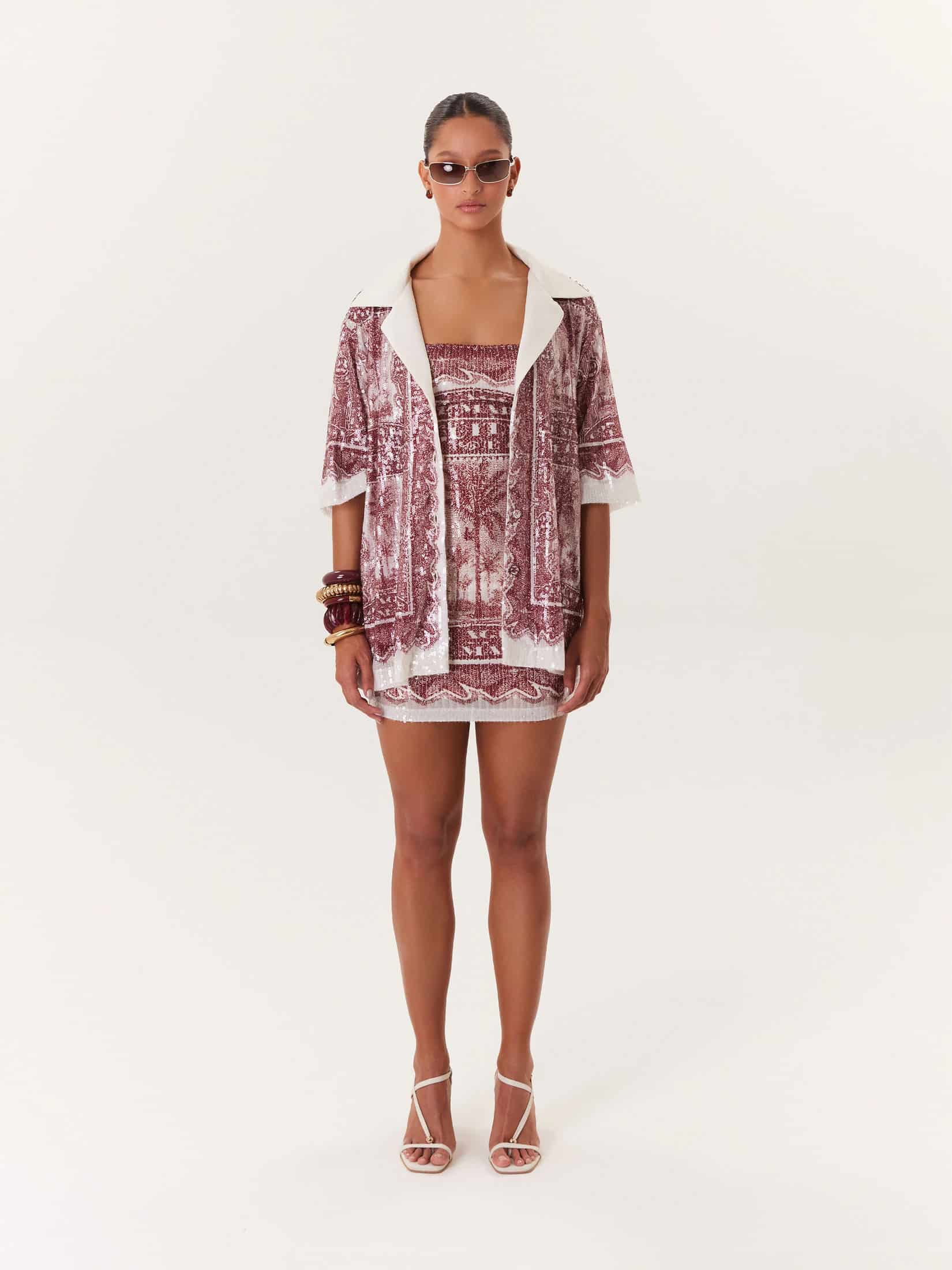 Blouse Antojito 22  - Vino - miniatura 4