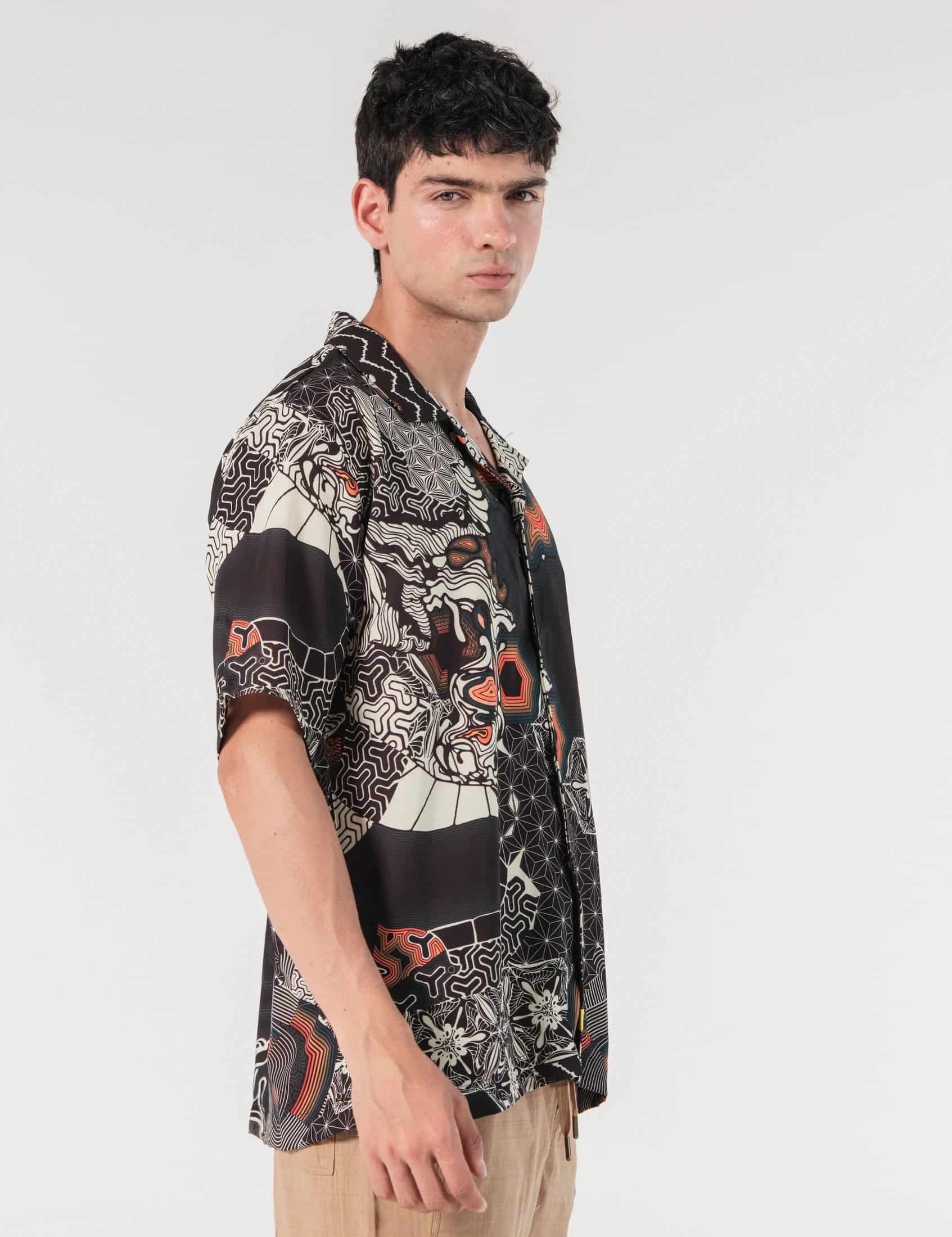 Camisa Regular Fit Amapola Multicolor - miniatura 5