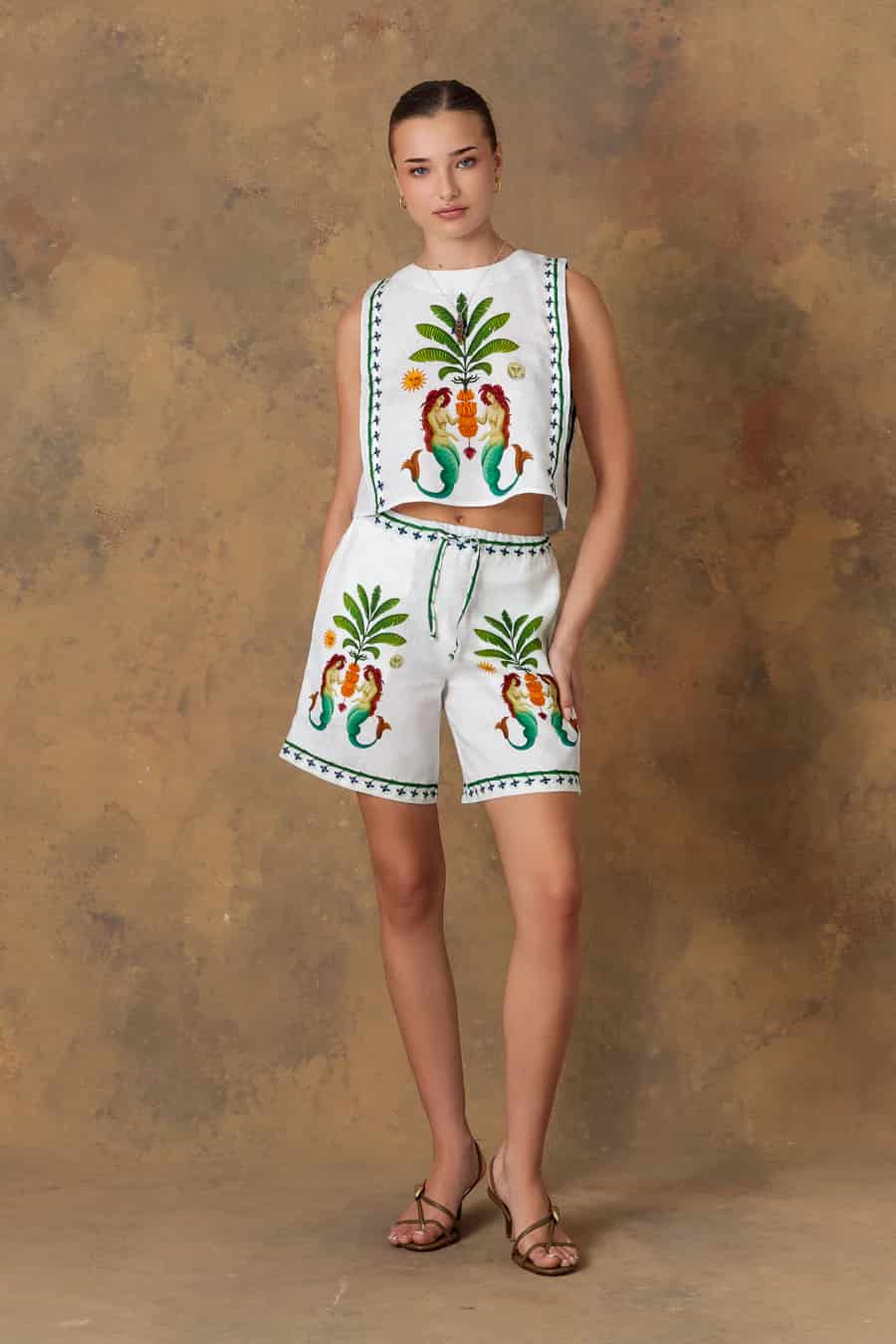 Women's bermuda amanzi white - miniatura 6