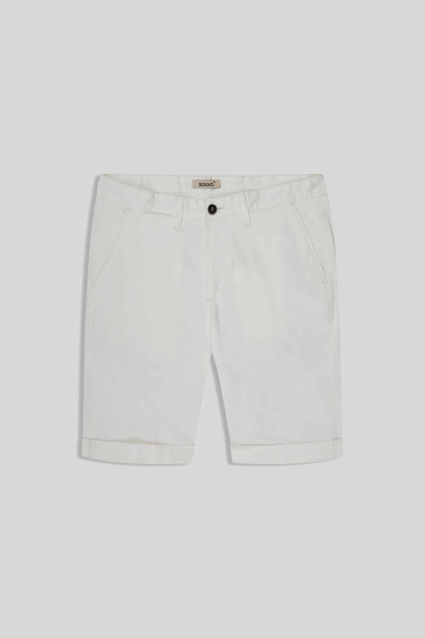 Men's cotton bermuda white new siena - miniatura 1