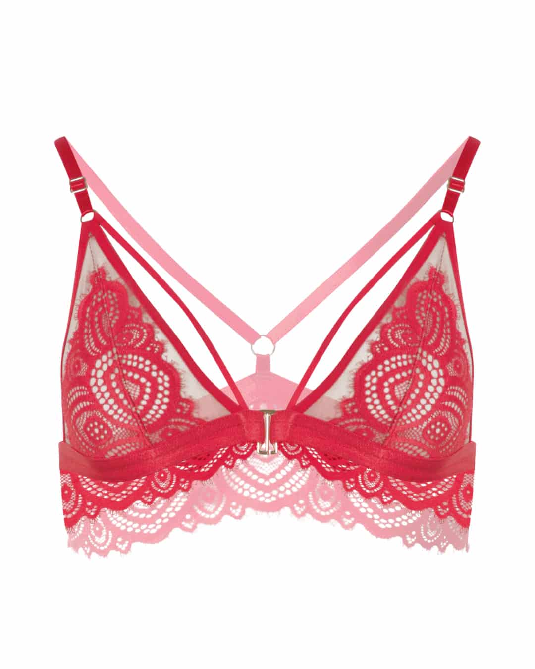 Bralette en encaje - DOMINICA ROJO - miniatura 2