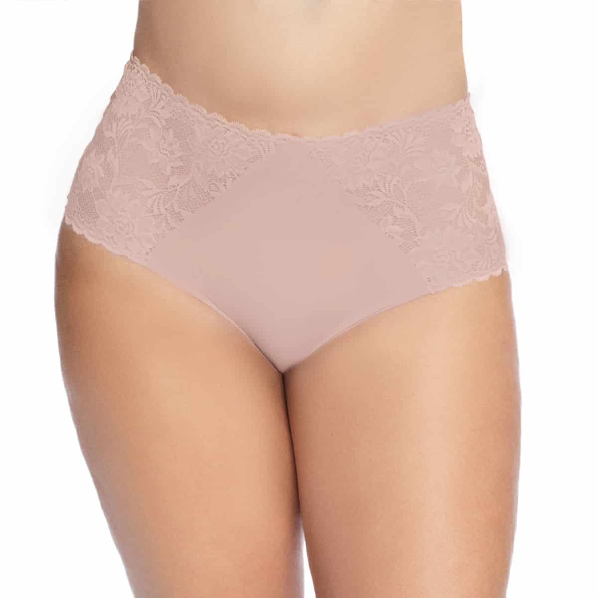 PANTY ALTO CON ENCAJE EN LATERALES - miniatura 2