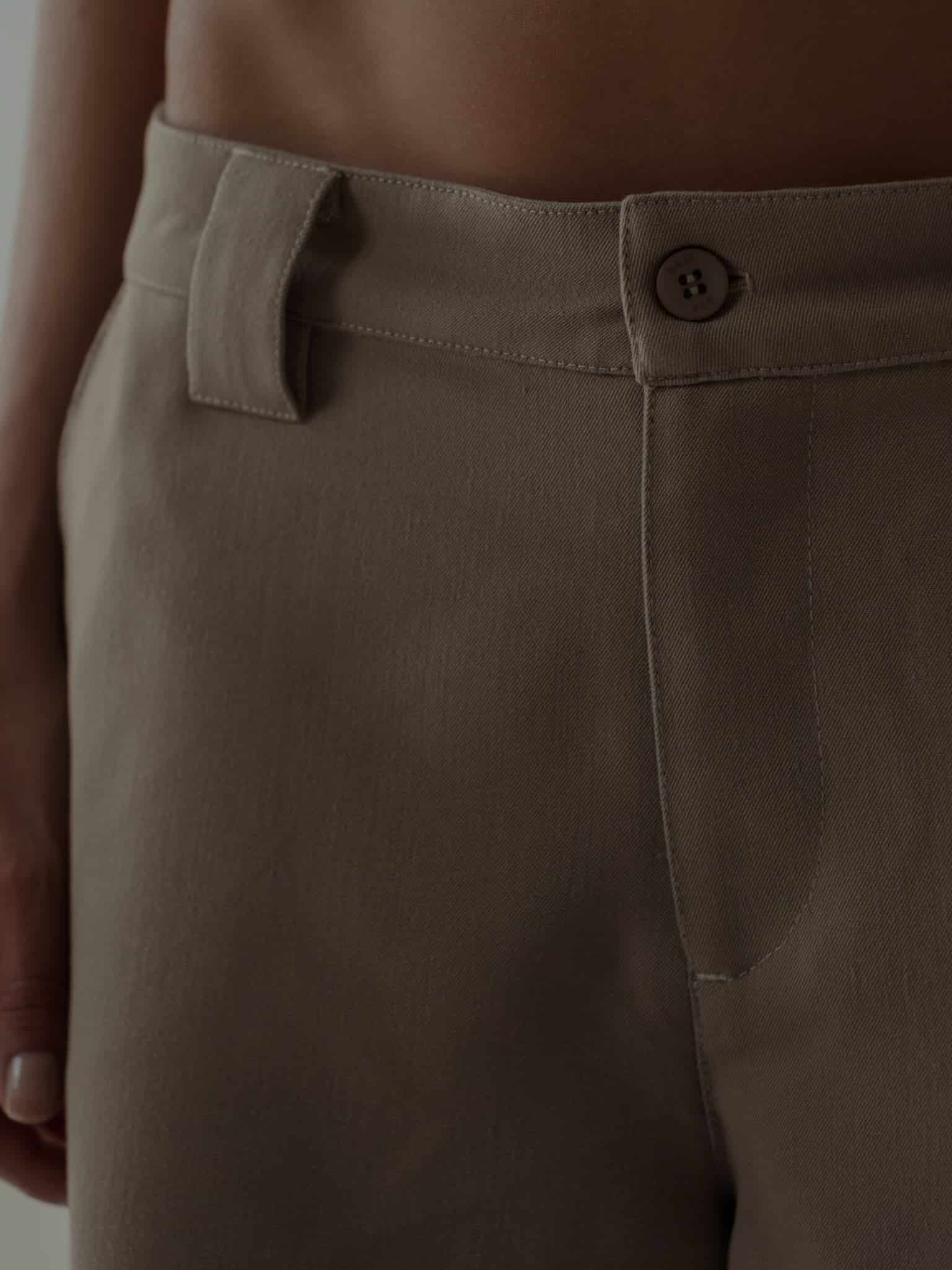 LONG CLASSIC SHORTS - TAUPE - miniatura 10
