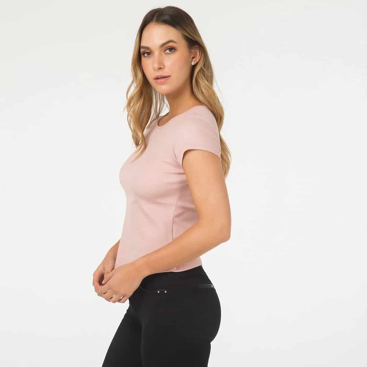 Camiseta Basica Cuello Redondo Melisa - miniatura 4