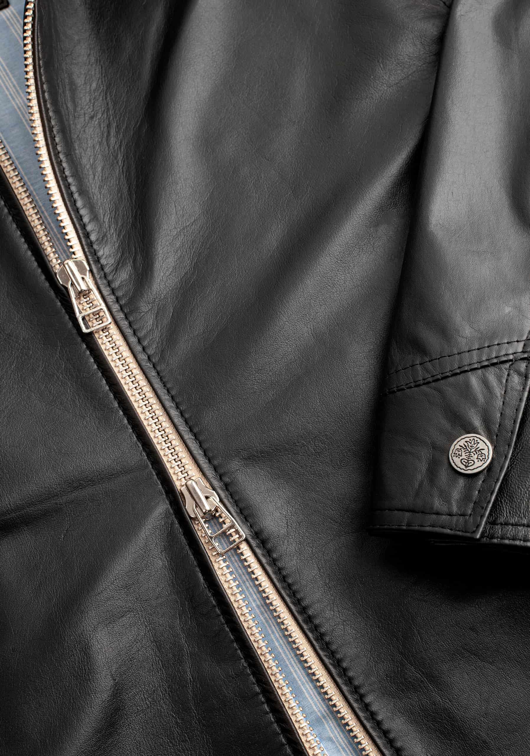 Chaqueta H Pilot Cuero Negro - miniatura 3