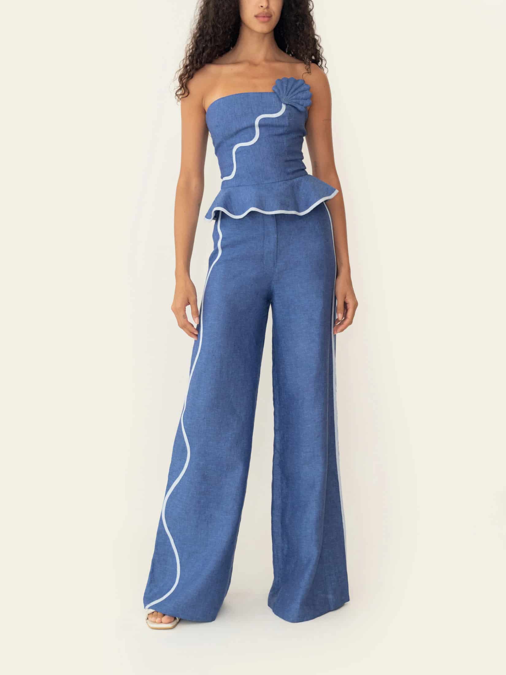 VAIANA PANT DEEP SEA BLUE - miniatura 2