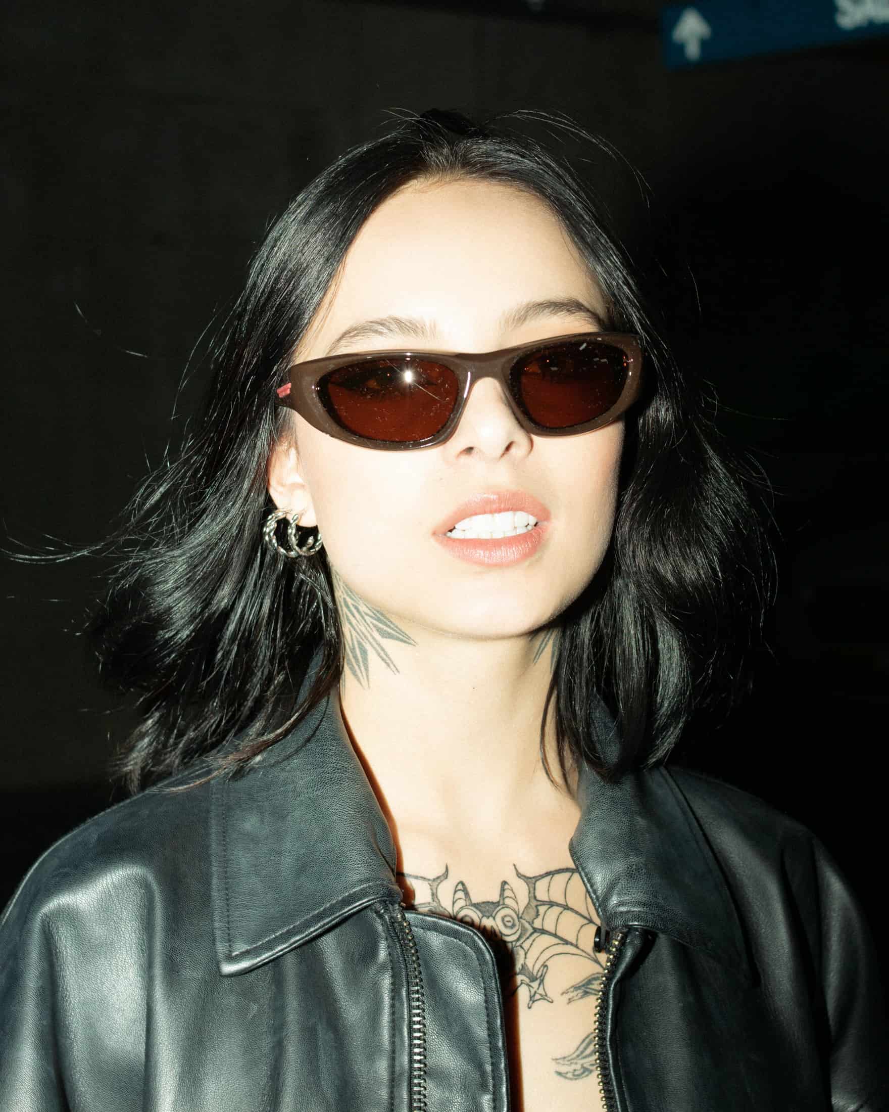 NOVA SUNGLASSES - BLACK / CINNAMON - miniatura 4