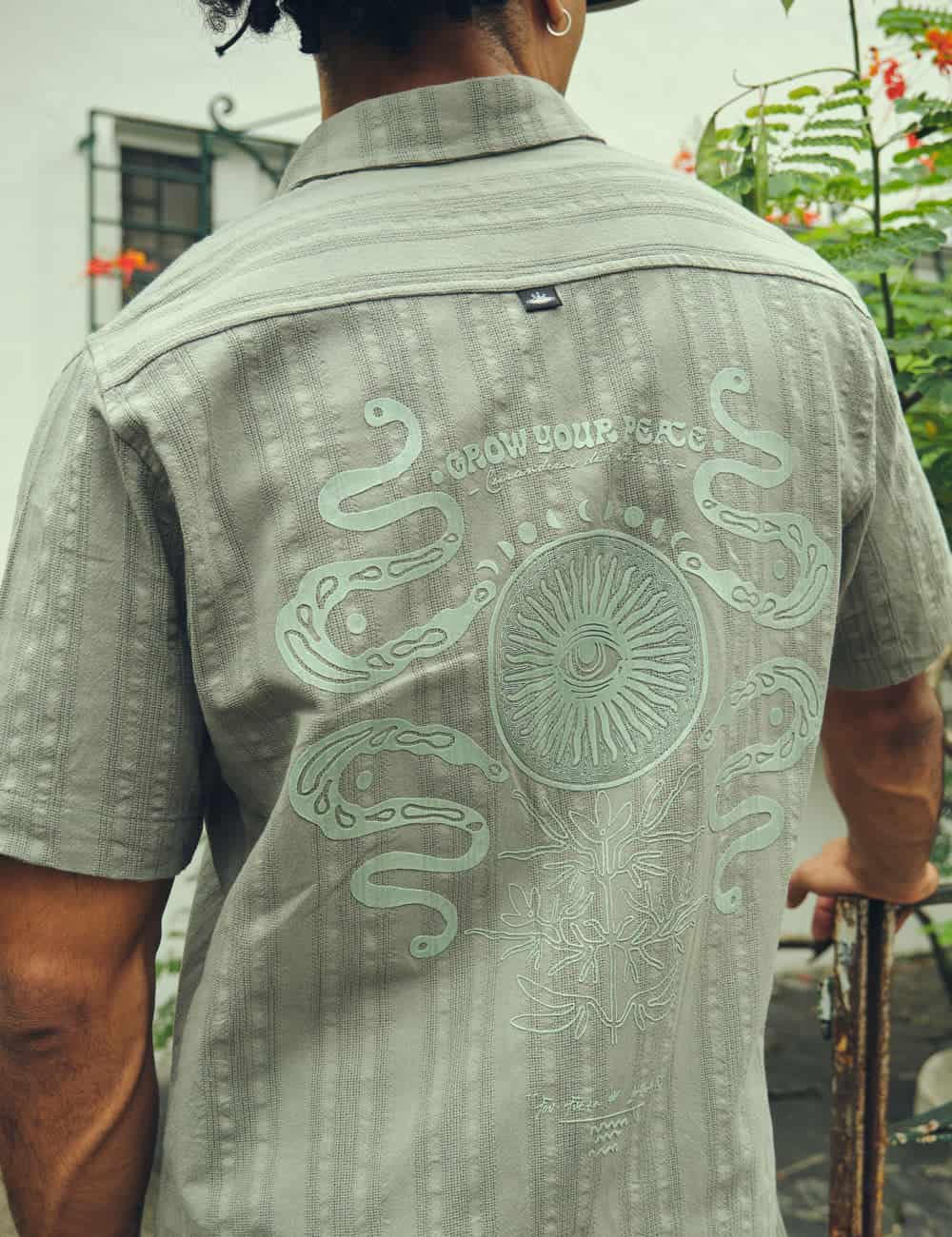 Camisa Regular Fit Espiritu verde pistacho Hombre - miniatura 2