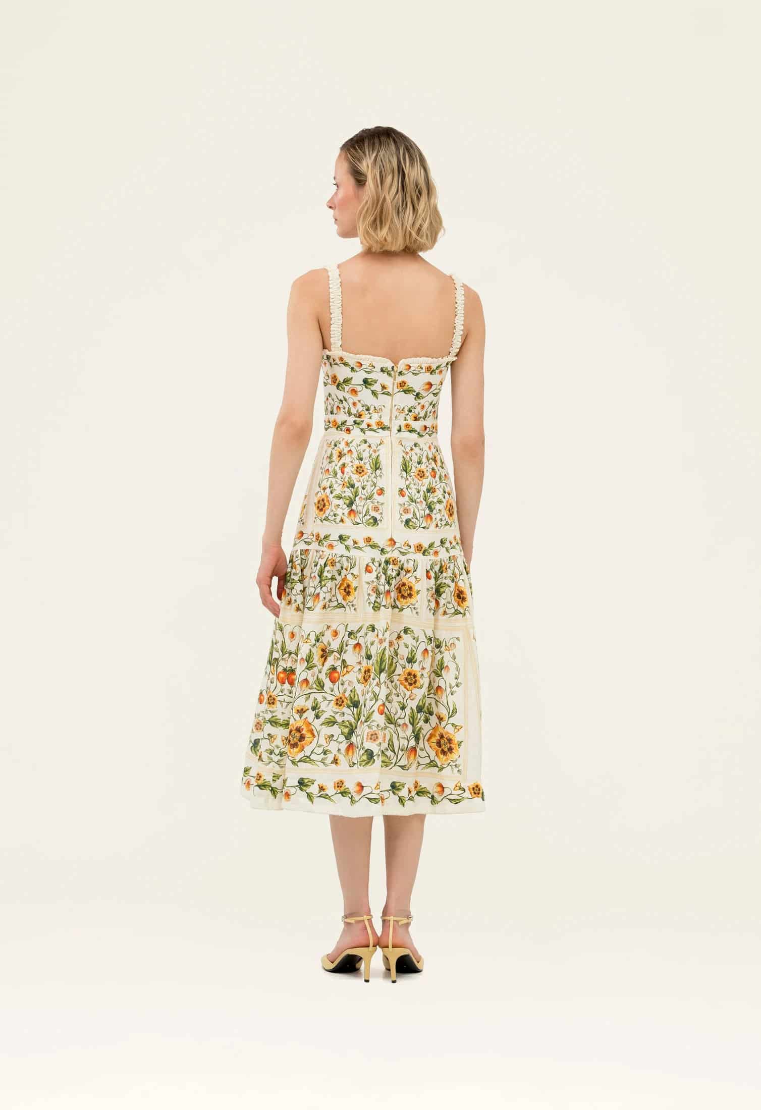 Níspero Uchuva Midi Dress - miniatura 4