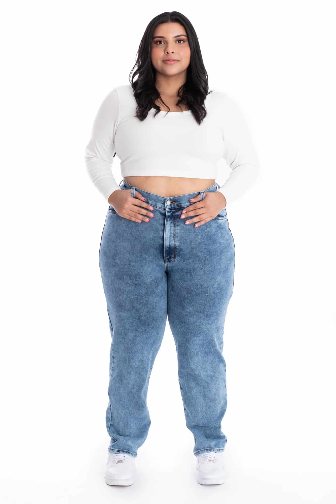 Jean Mom Azul Medio 401 - miniatura 3